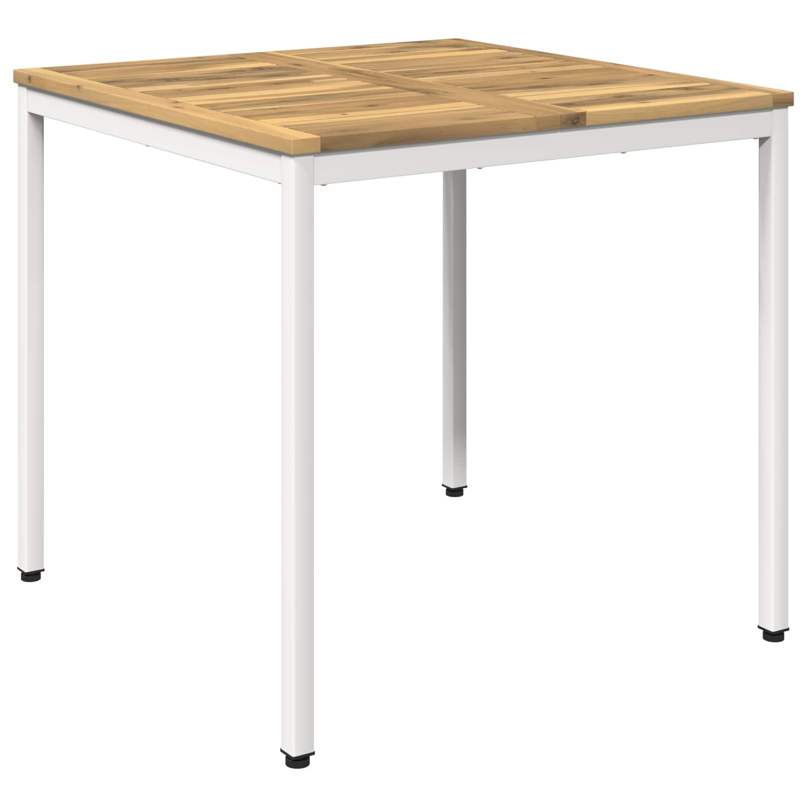 Sodo vakarienės stalas Balta 80 x 80,5 x 75 cm