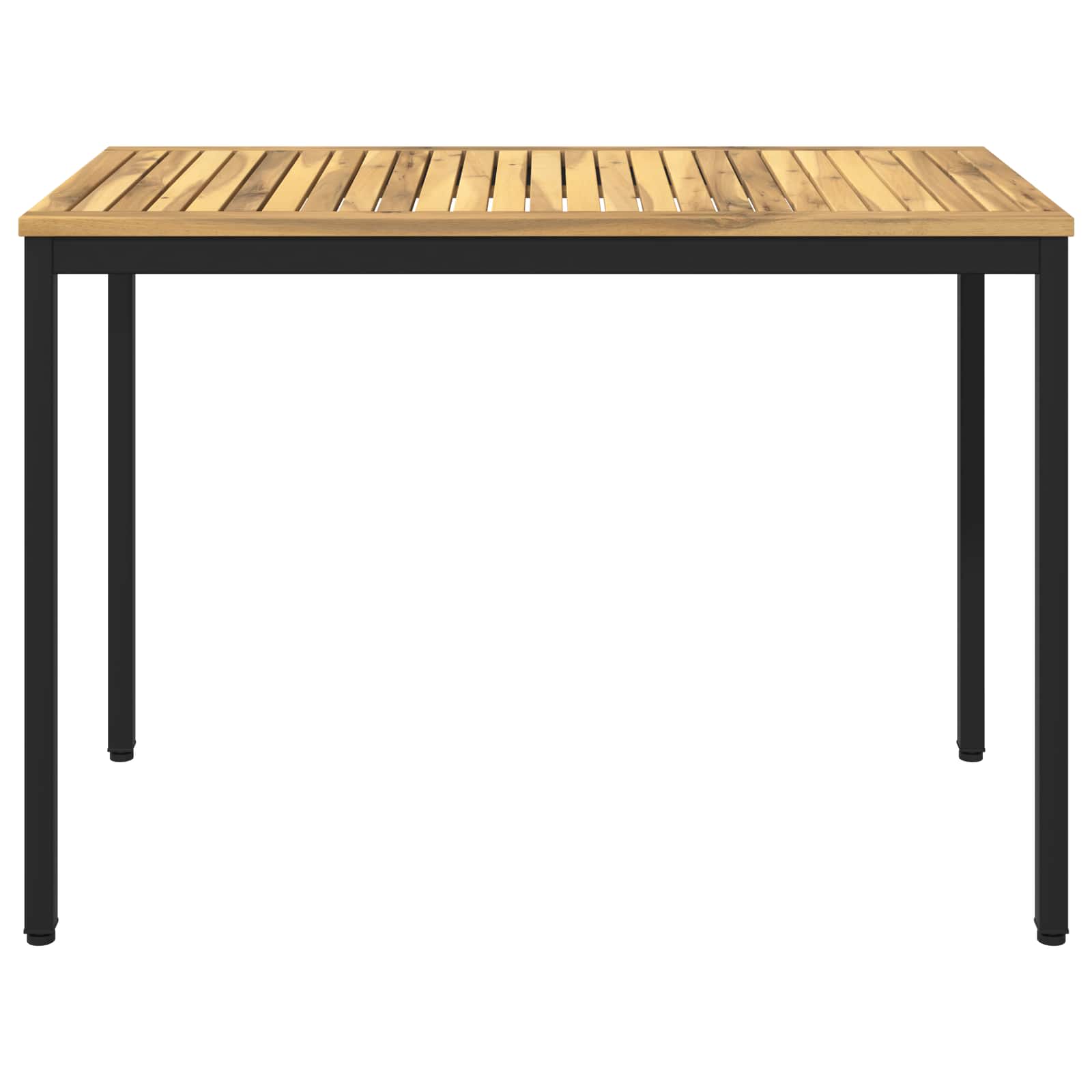 Sodo vakarienės stalas Balta ir juoda 108,5 x 55 x 75 cm