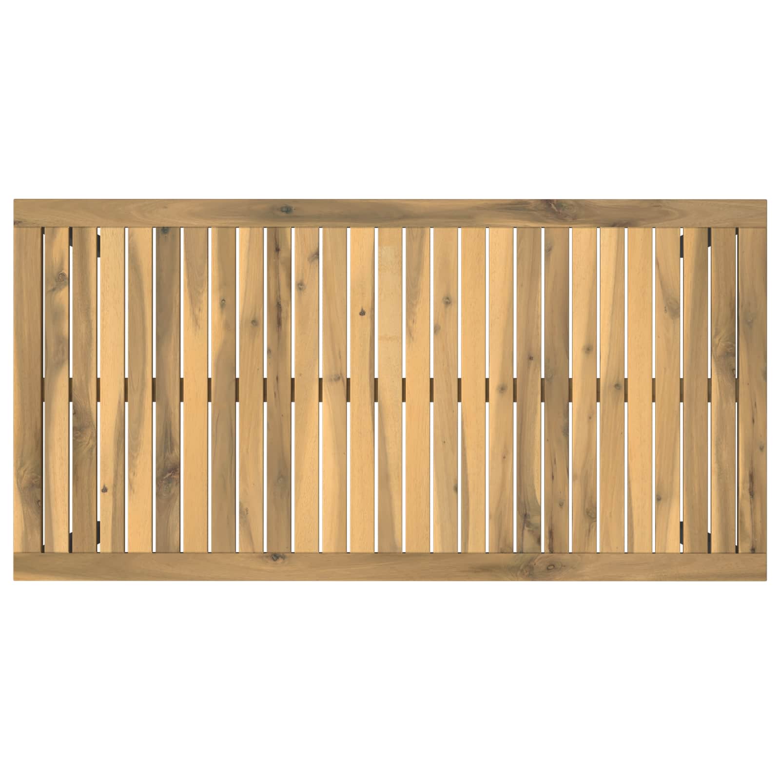 Sodo vakarienės stalas Balta ir juoda 108,5 x 55 x 75 cm