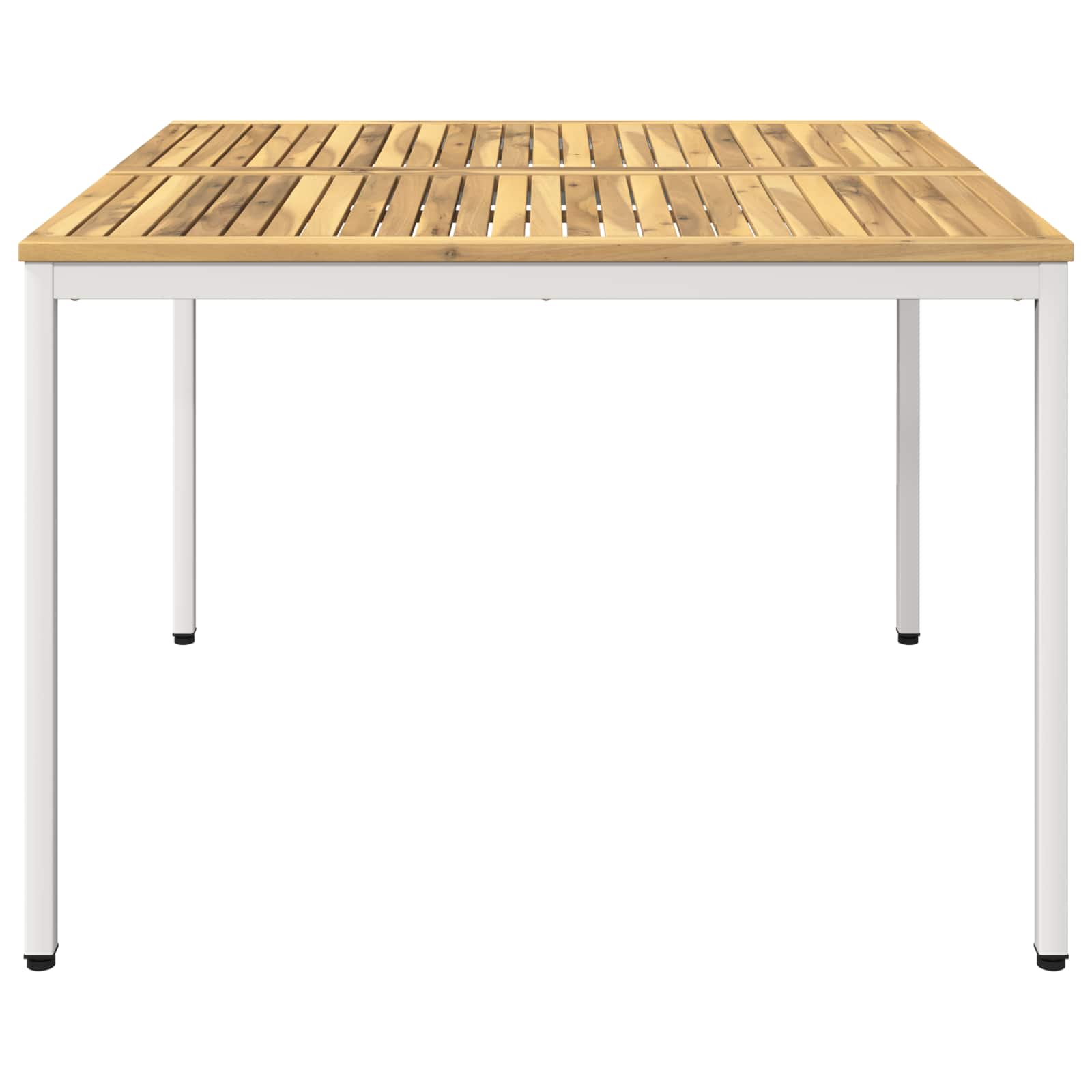Sodo vakarienės stalas Balta 110 x 108,5 x 75 cm