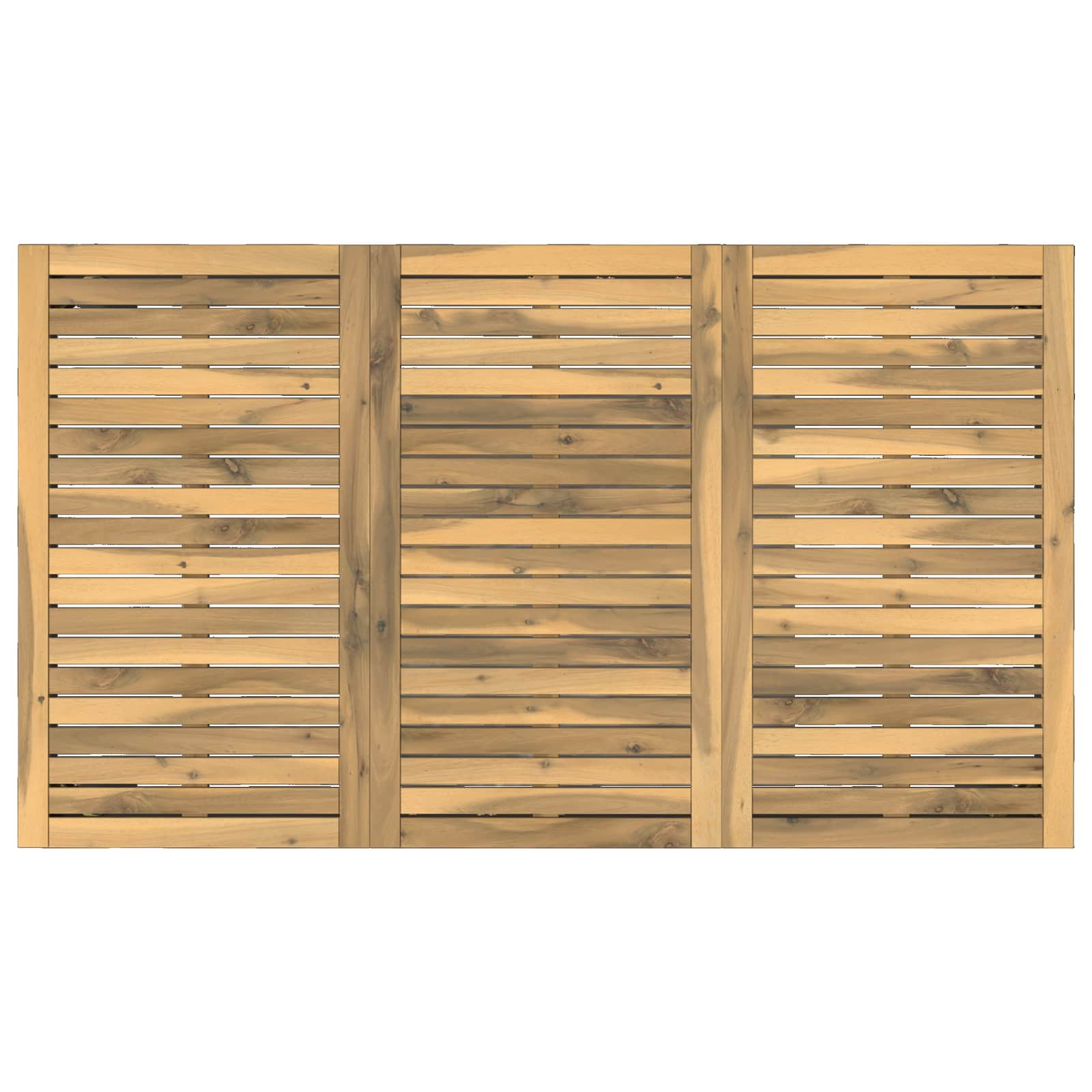 Sodo vakarienės stalas Balta ir juoda 141 x 80,5 x 75 cm