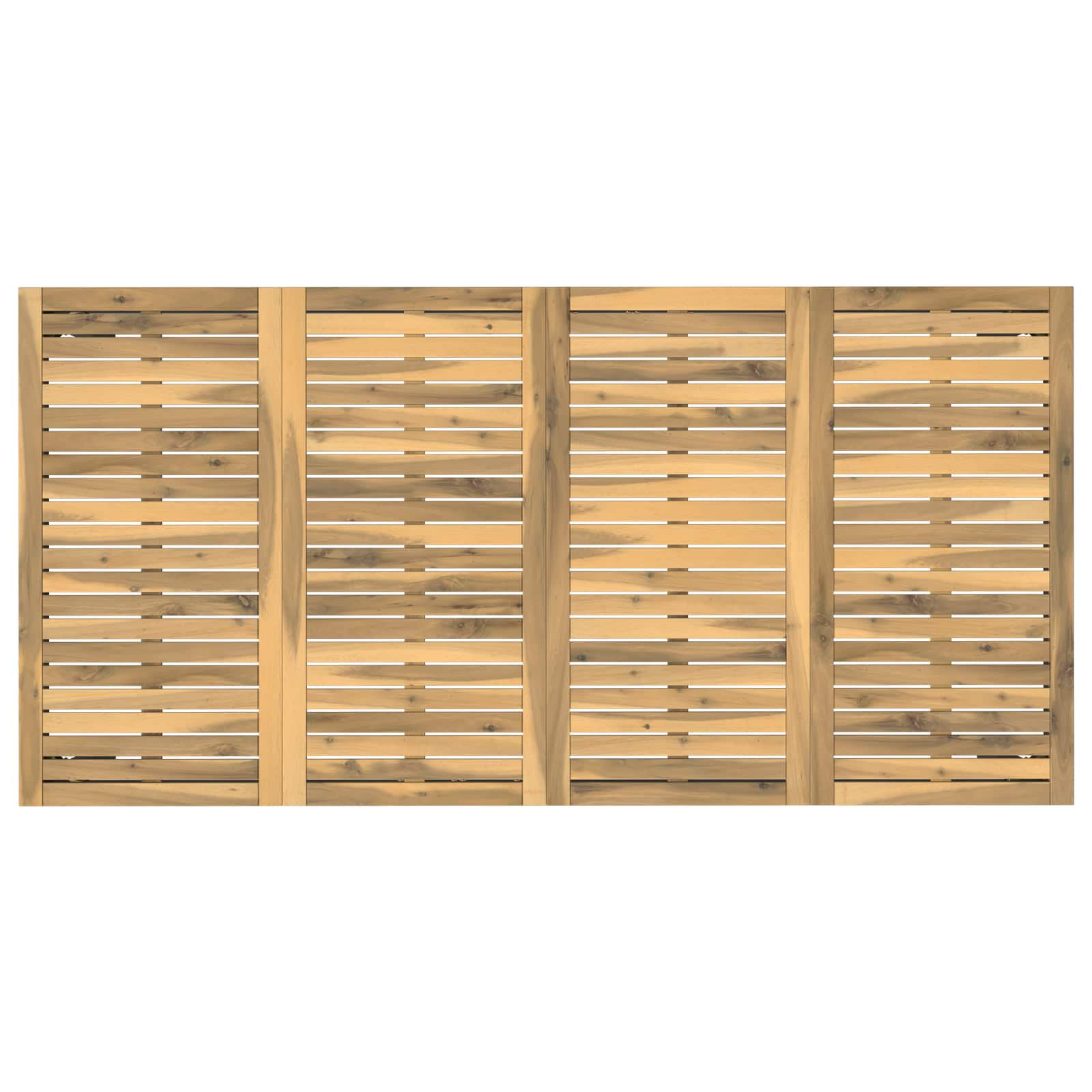 Sodo vakarienės stalas Balta ir juoda 147 x 88,5 x 75 cm
