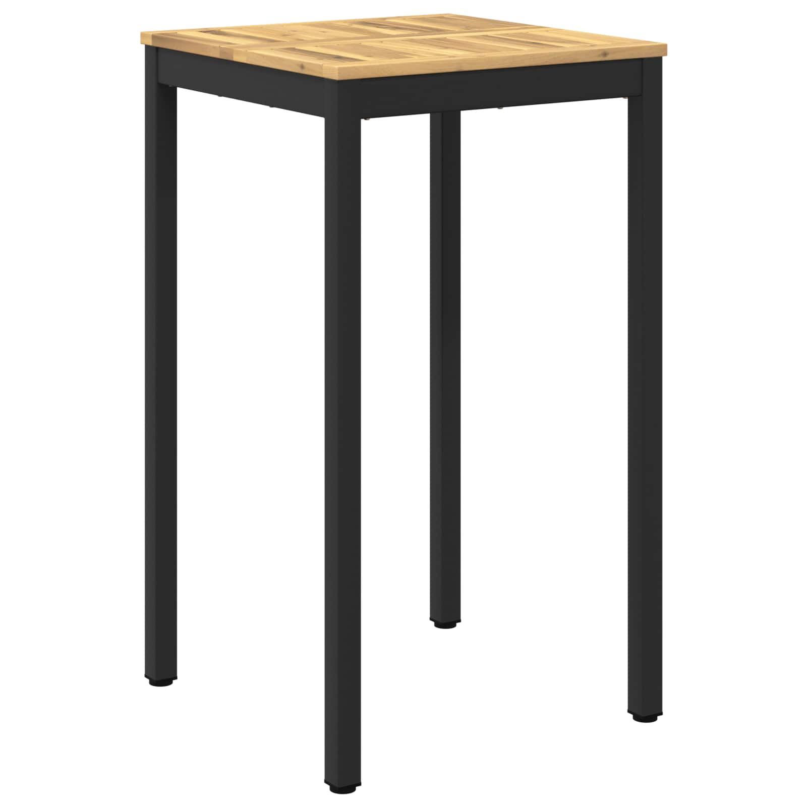 Sodo Baro Stalas Balta ir juoda 60 x 60,5 x 105 cm