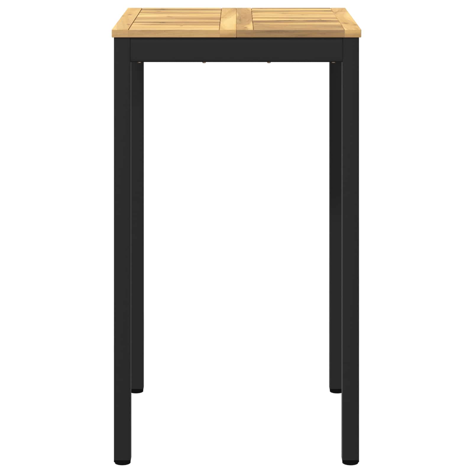 Sodo Baro Stalas Balta ir juoda 60 x 60,5 x 105 cm
