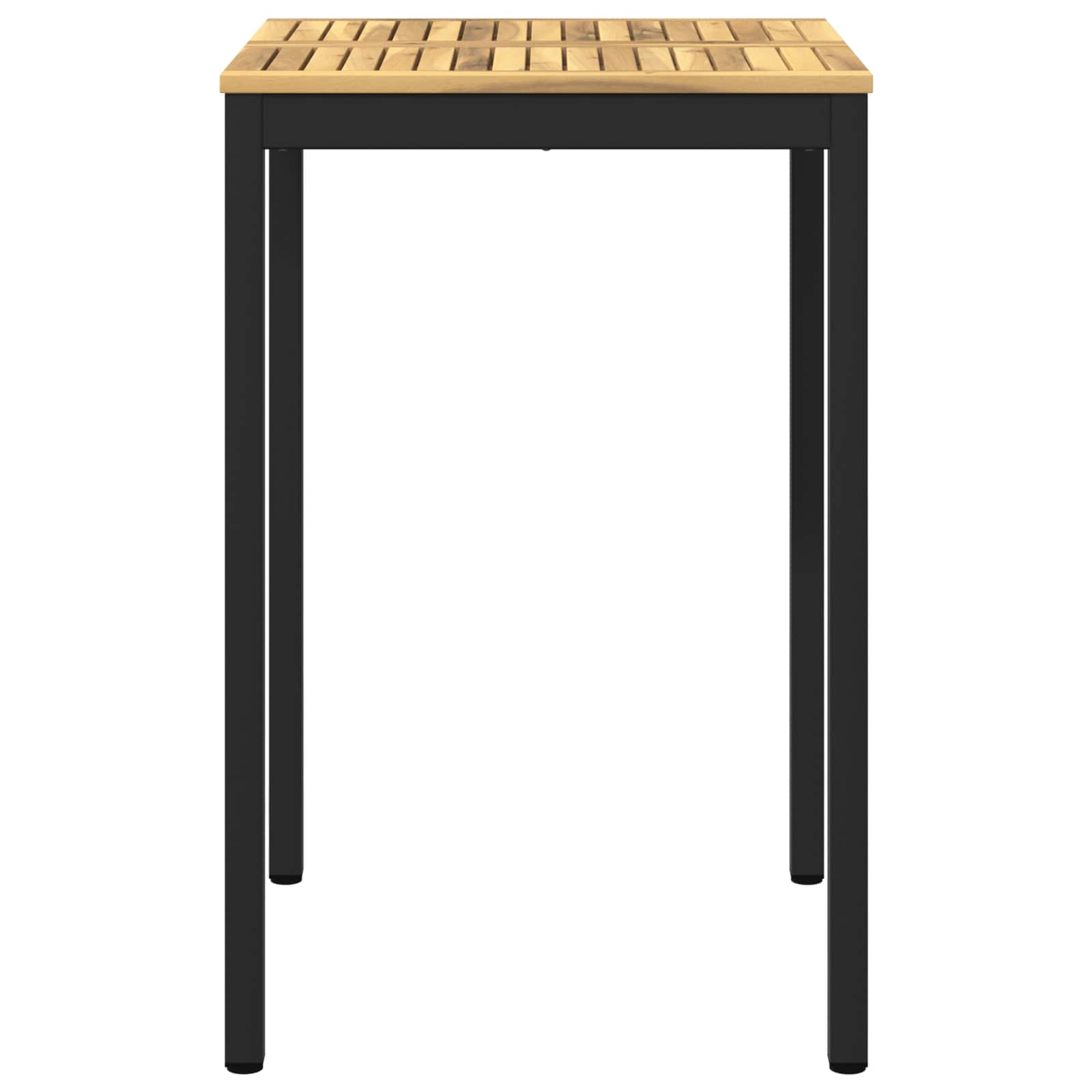 Sodo Baro Stalas Balta ir juoda 70 x 68,5 x 105 cm