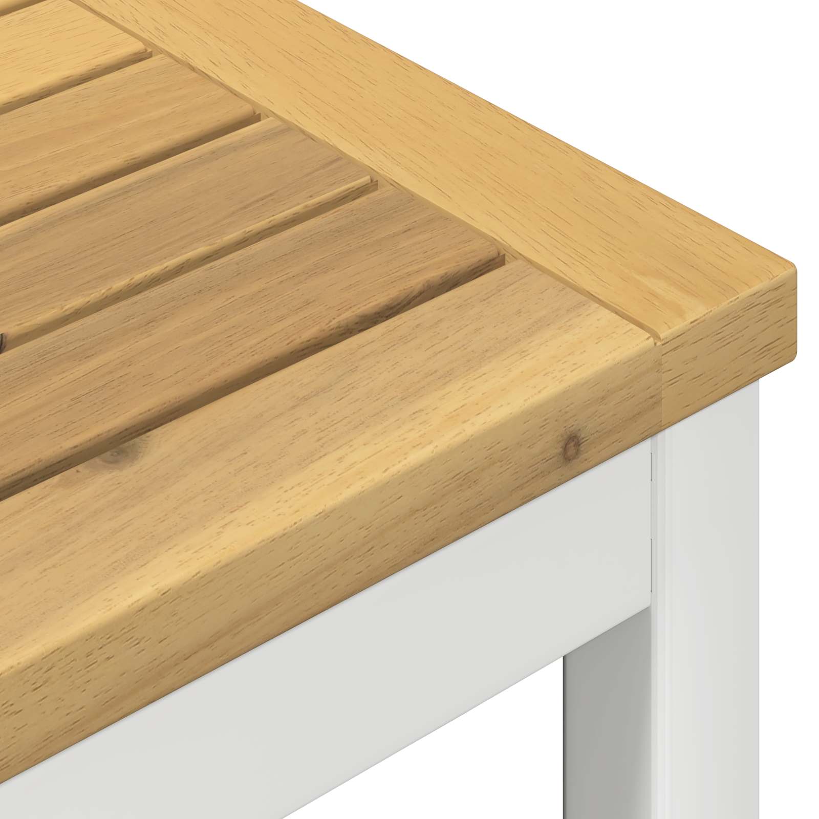 Sodo Baro Stalas Balta 147 x 88,5 x 105 cm