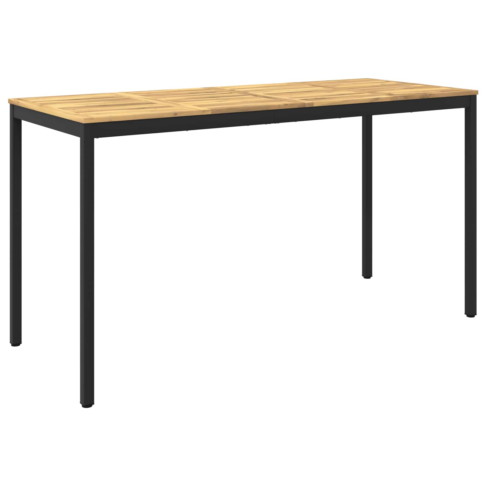 Sodo Baro Stalas Balta ir juoda 196 x 80,5 x 105 cm