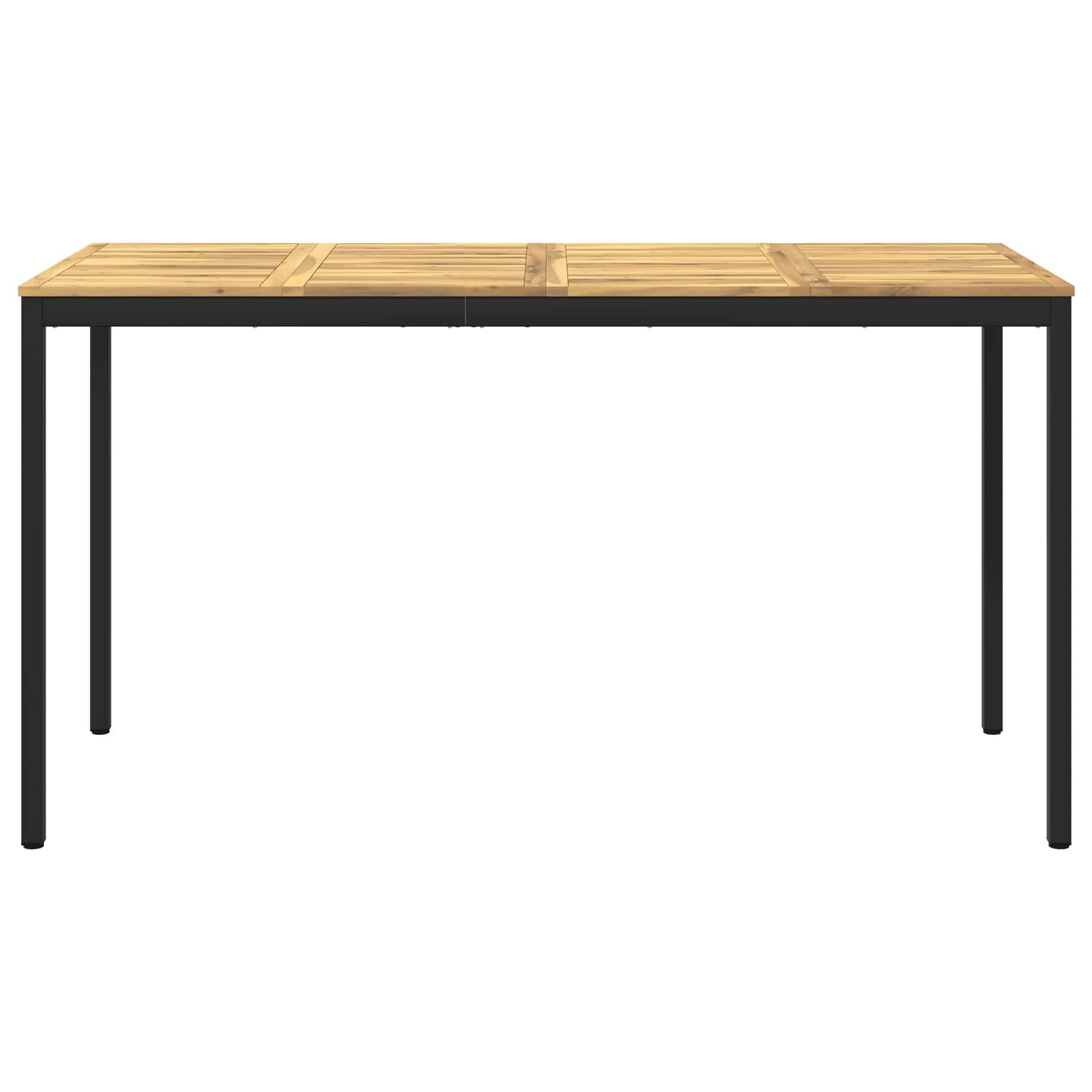 Sodo Baro Stalas Balta ir juoda 196 x 80,5 x 105 cm