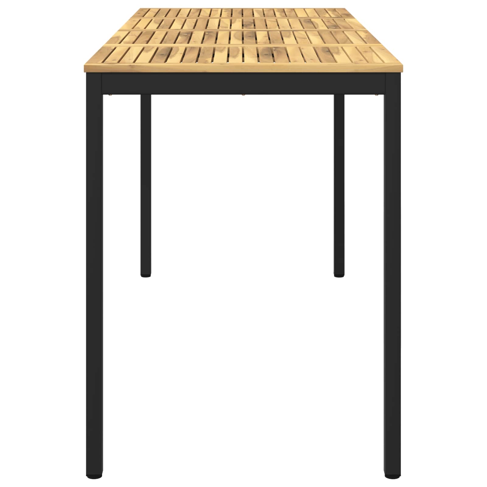 Sodo Baro Stalas Balta ir juoda 196 x 80,5 x 105 cm