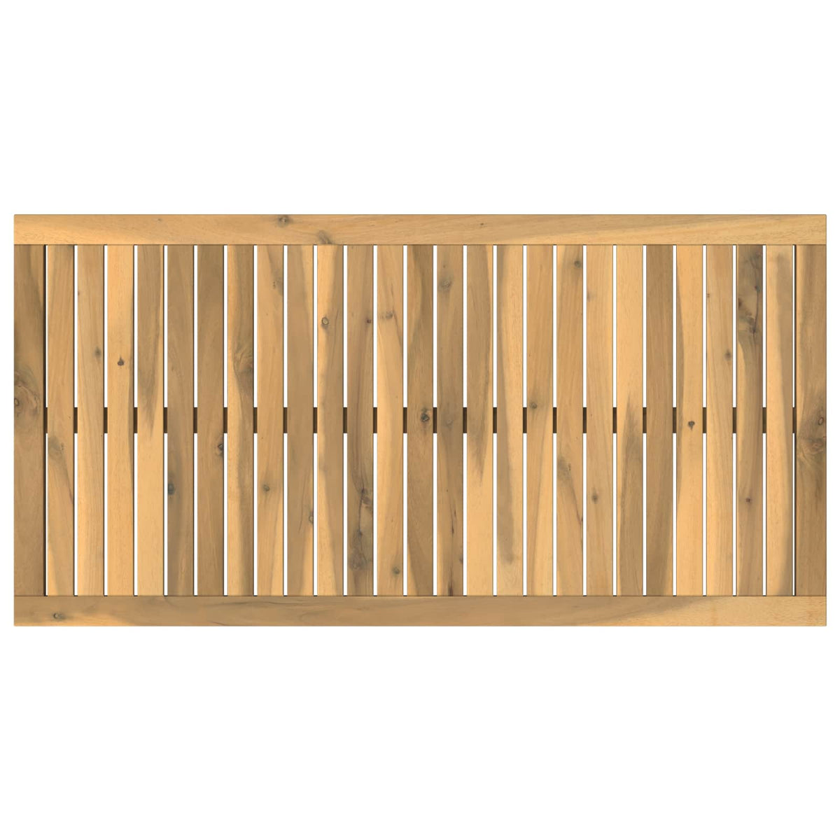 Stalo viršus 108,5 x 55 x 2 cm Stačiakampio Balta