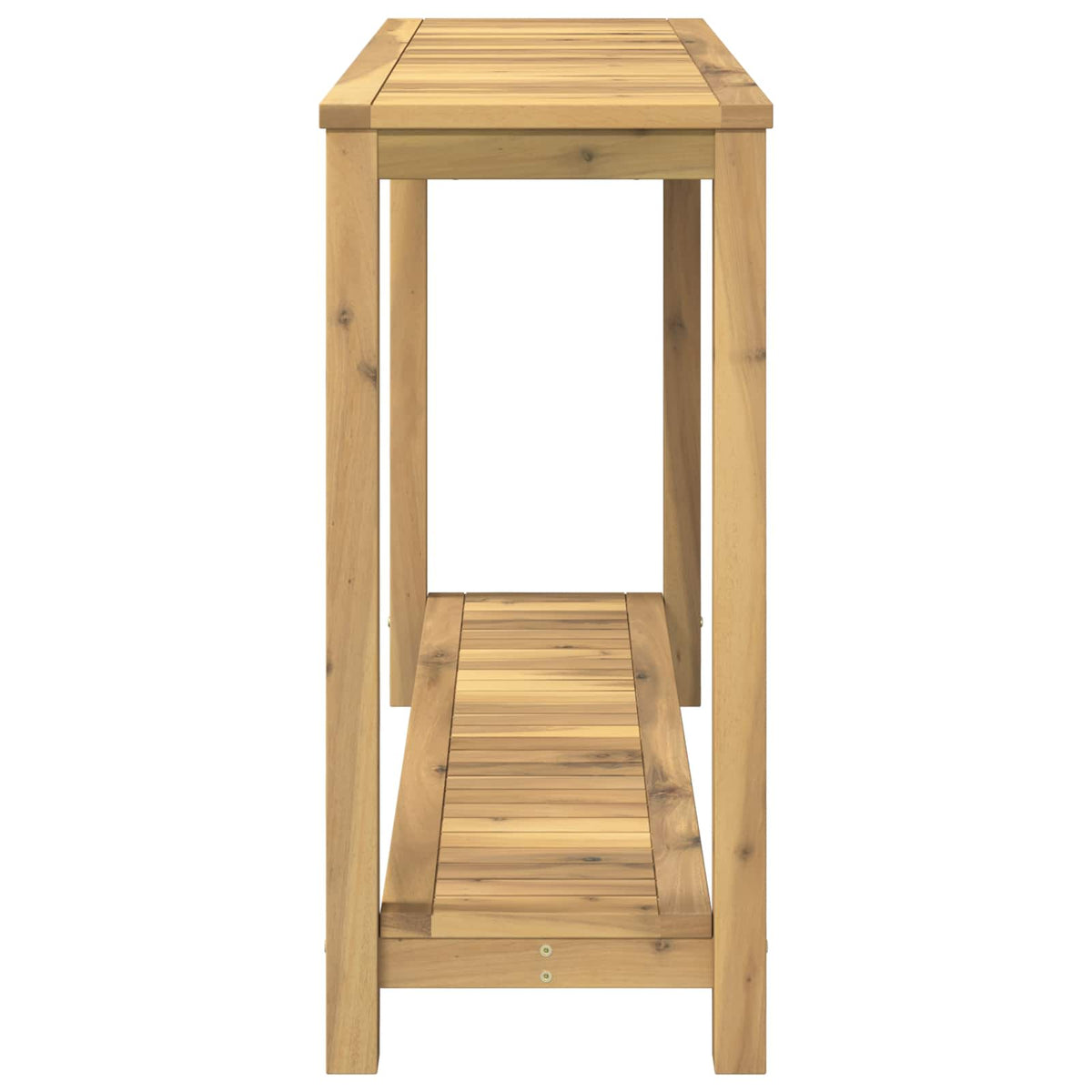 Sodo konsolinis stalas Balta apdaila 108,5 x 35 x 75 cm