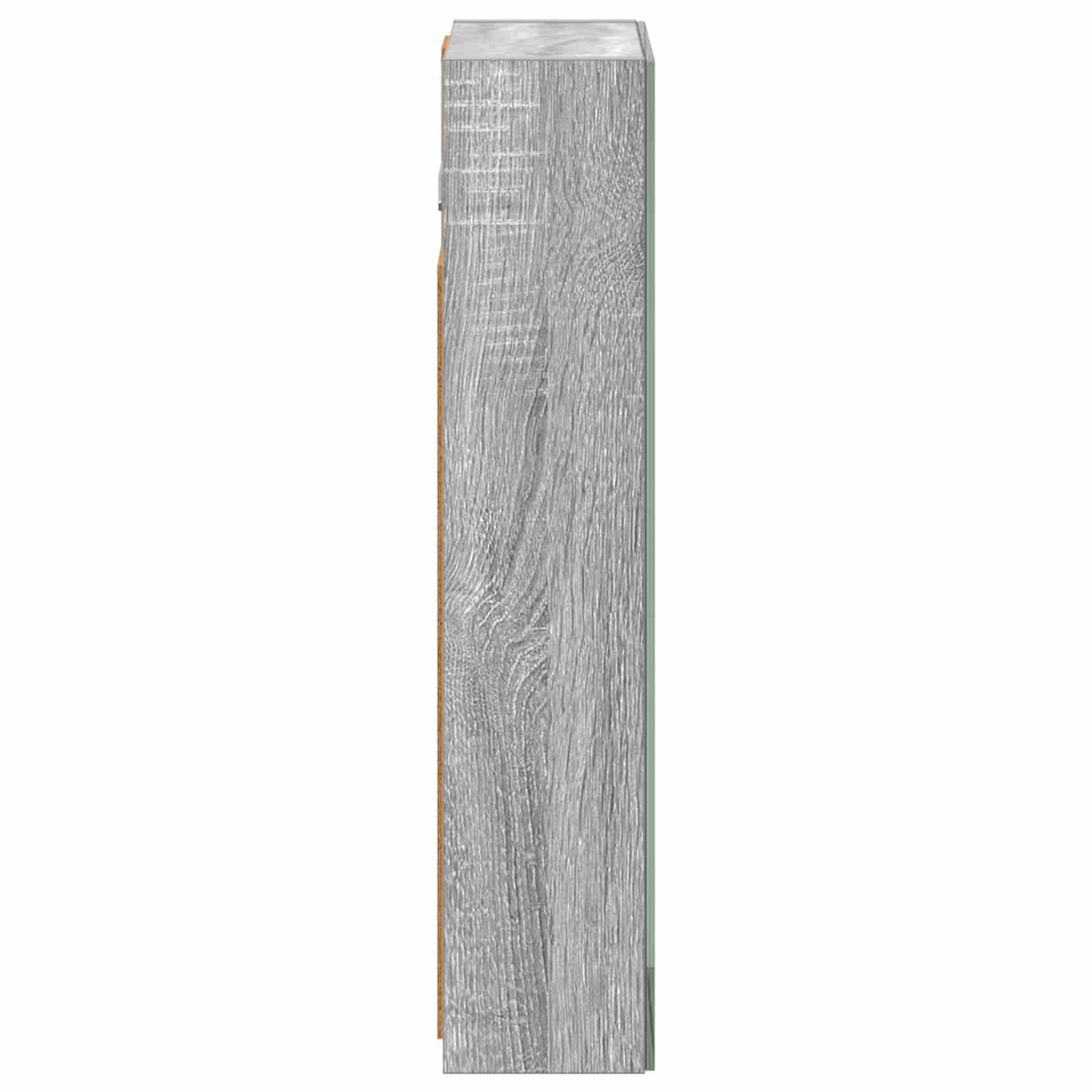 Vonios veidrodžio spinta Pilkas Sonoma 30 x 10,5 x 50 cm
