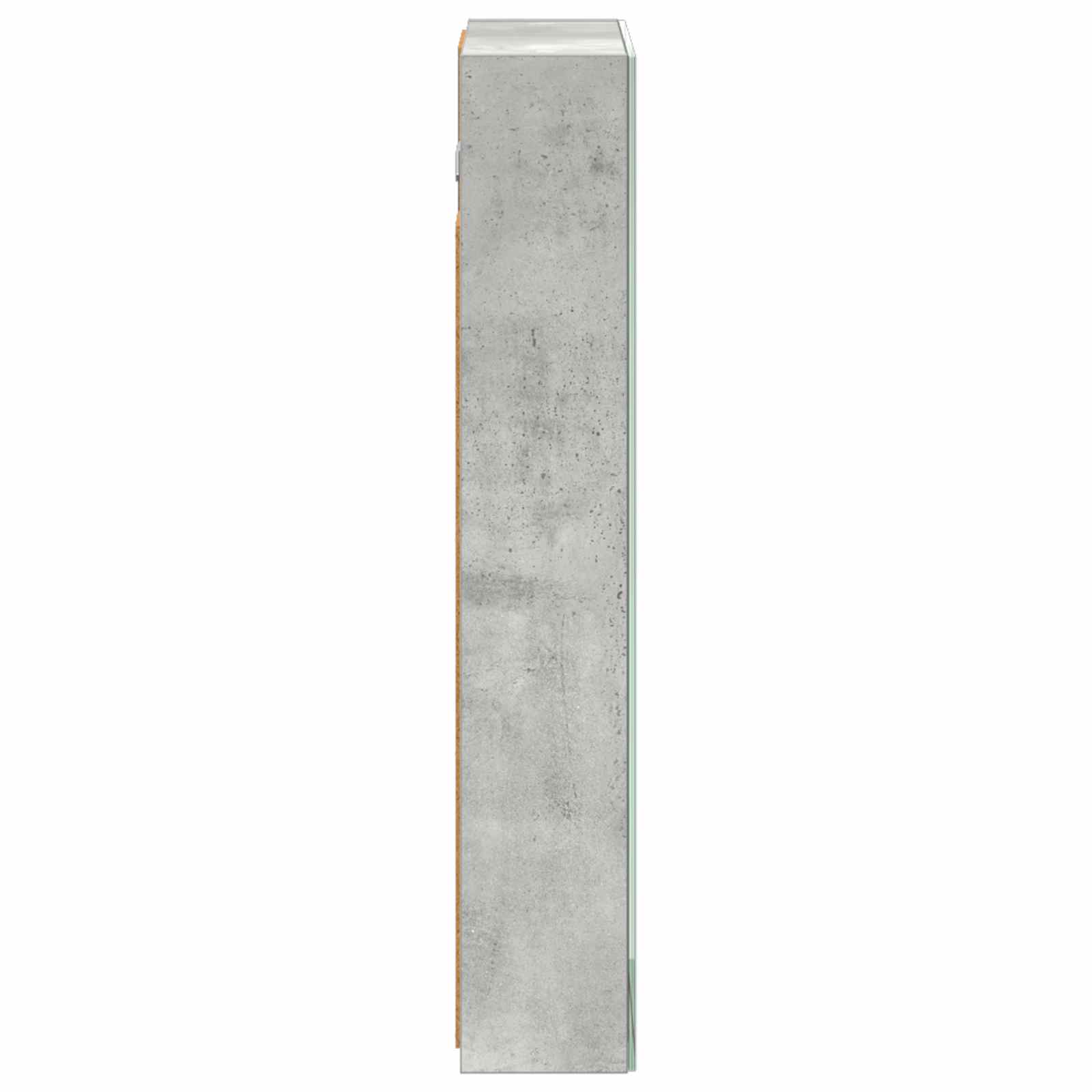 Vonios veidrodžio spinta Betono pilka 40 x 10,5 x 60,5 cm