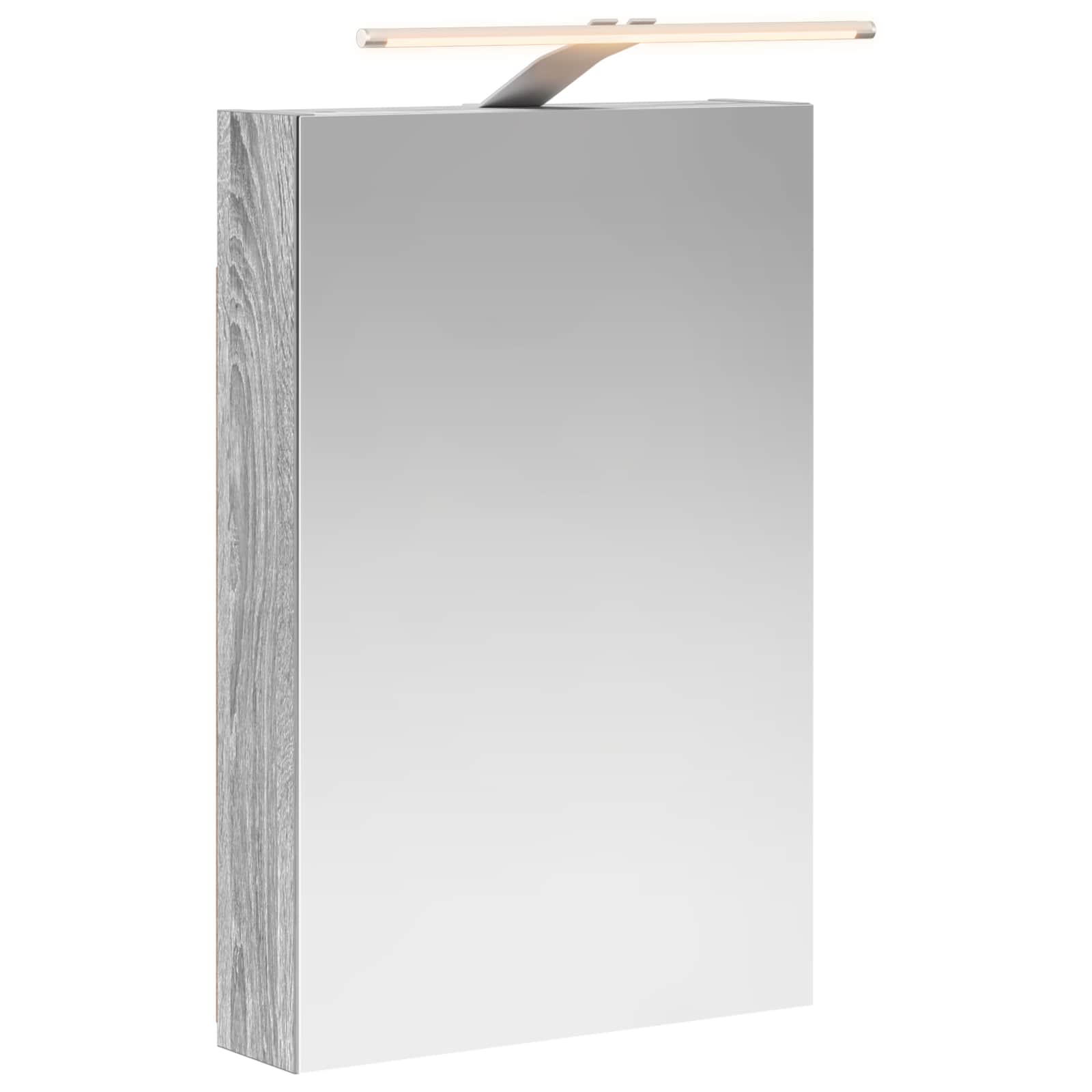 Vonios veidrodžio spinta Pilkas Sonoma 40 x 10,5 x 60,5 cm