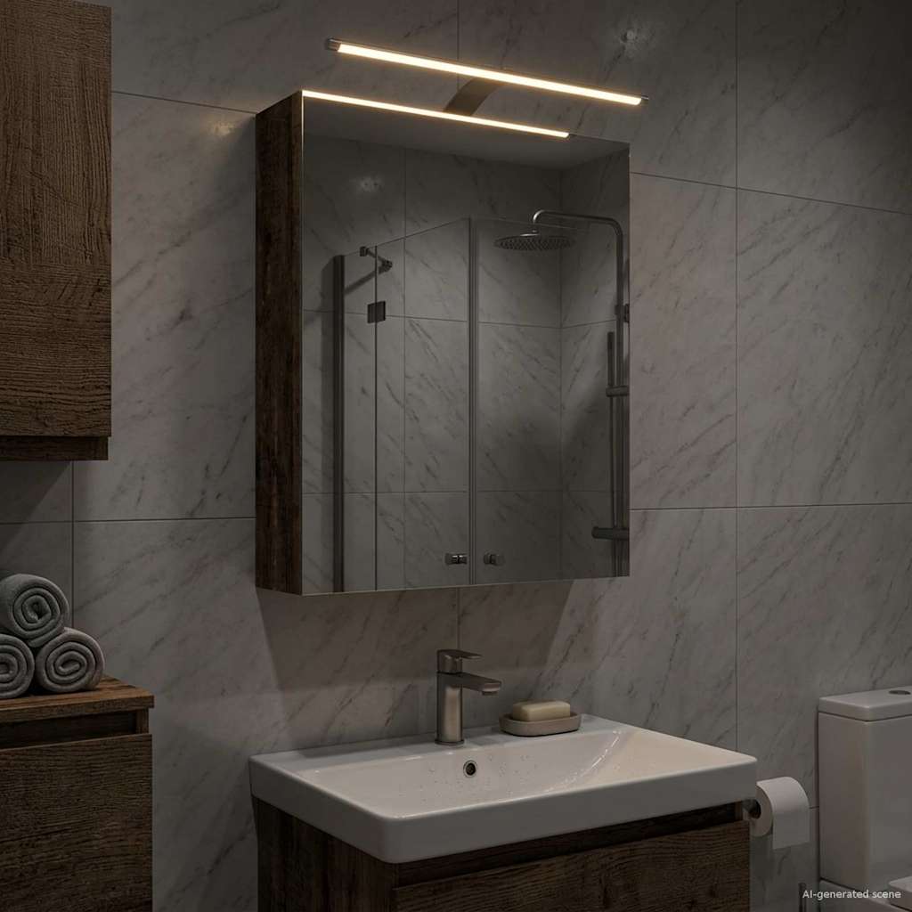 Vonios veidrodžio spinta Senas medis 50 x 14,5 x 70 cm