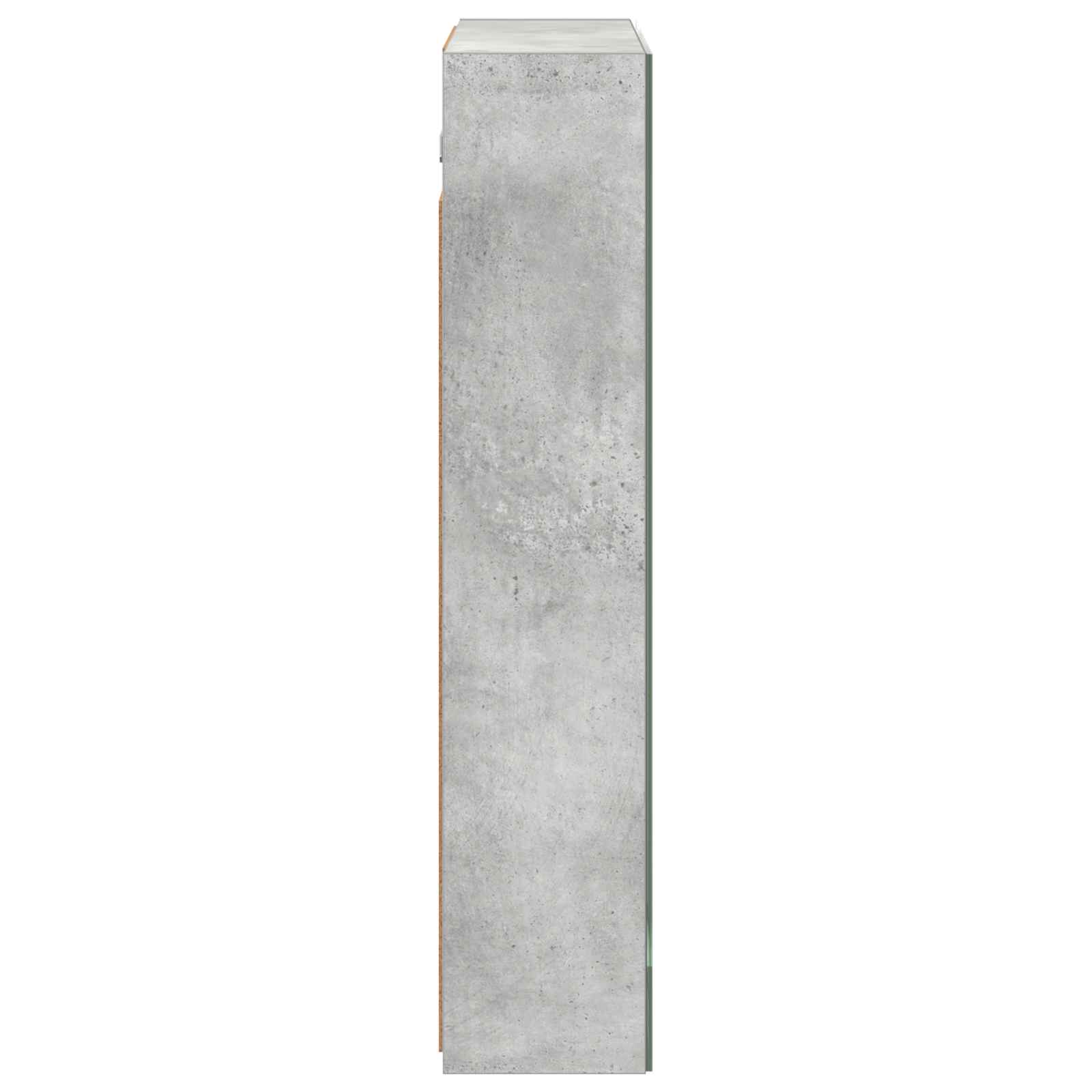 Vonios veidrodžio spinta Betono pilka 60 x 14,5 x 70 cm