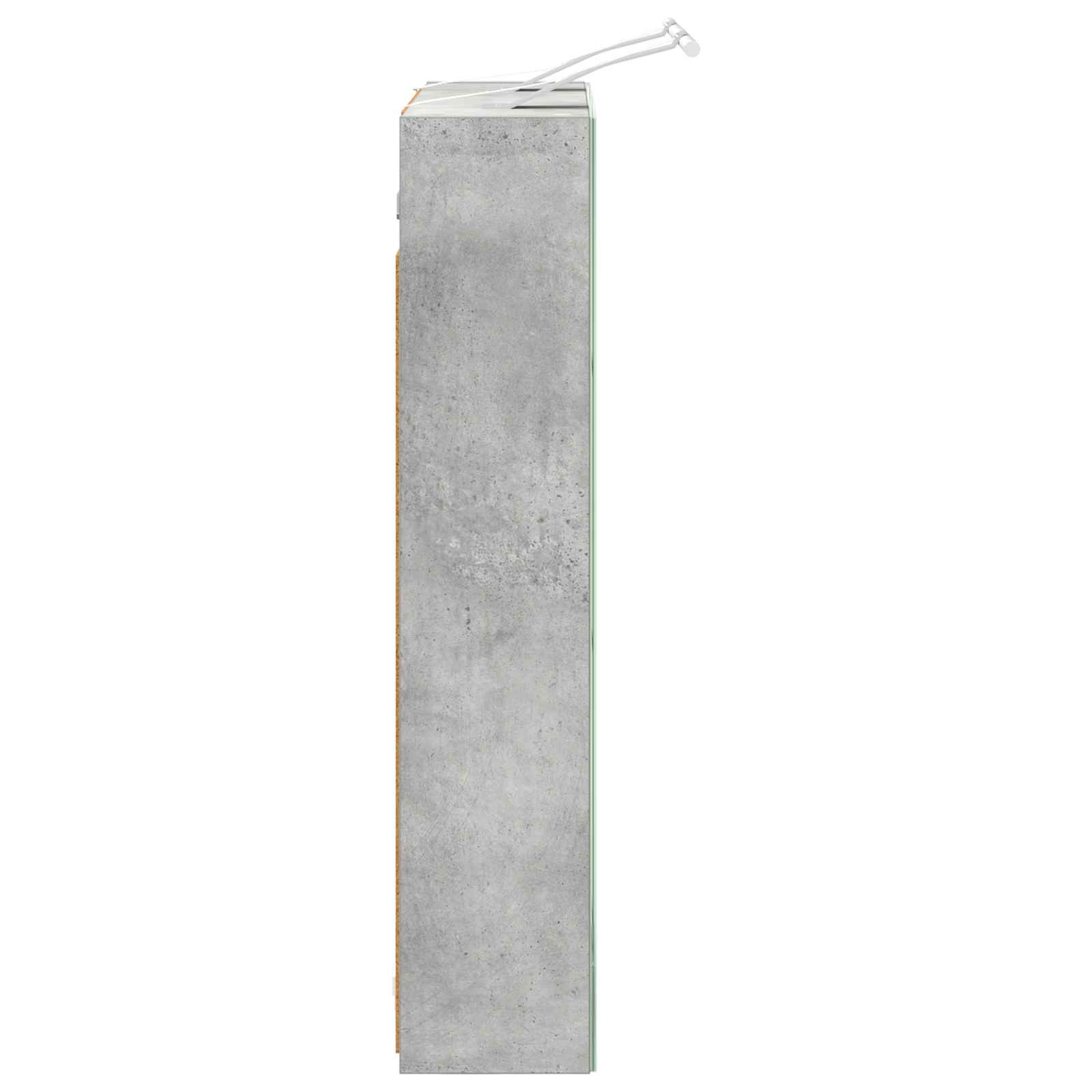 Vonios veidrodžio spinta Betono pilka 60 x 14,5 x 70 cm