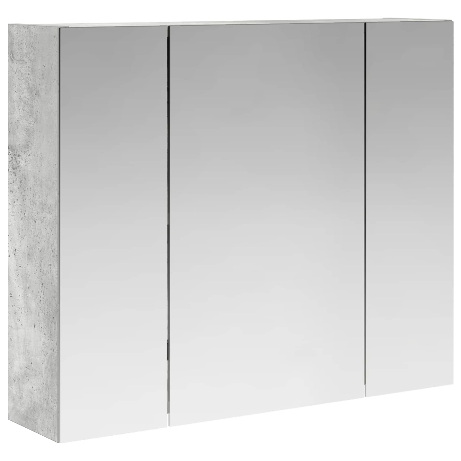 Vannas istabas spoguļskapītis Betona pelēks 60 x 14,5 x 50 cm