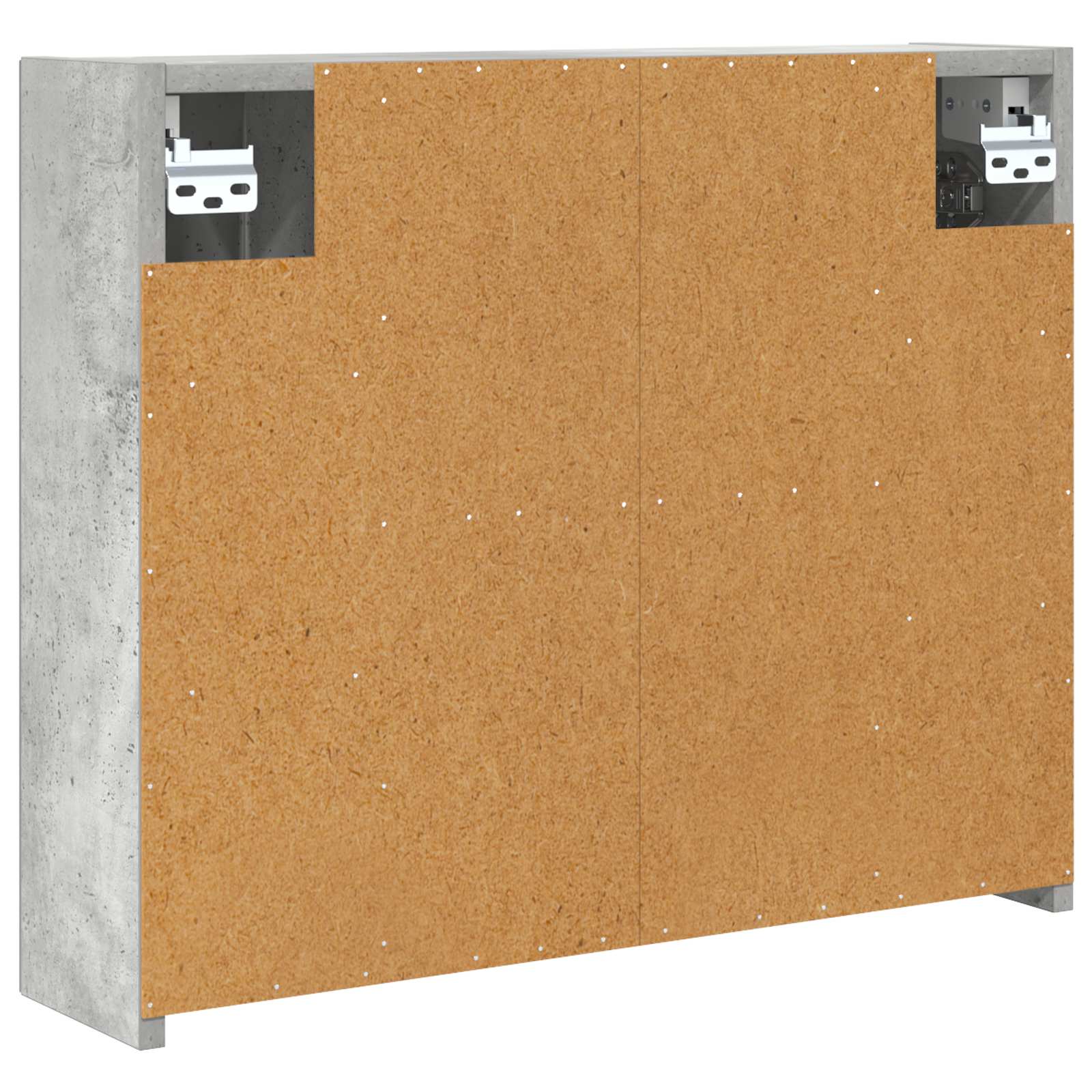 Vannas istabas spoguļskapītis Betona pelēks 60 x 14,5 x 50 cm