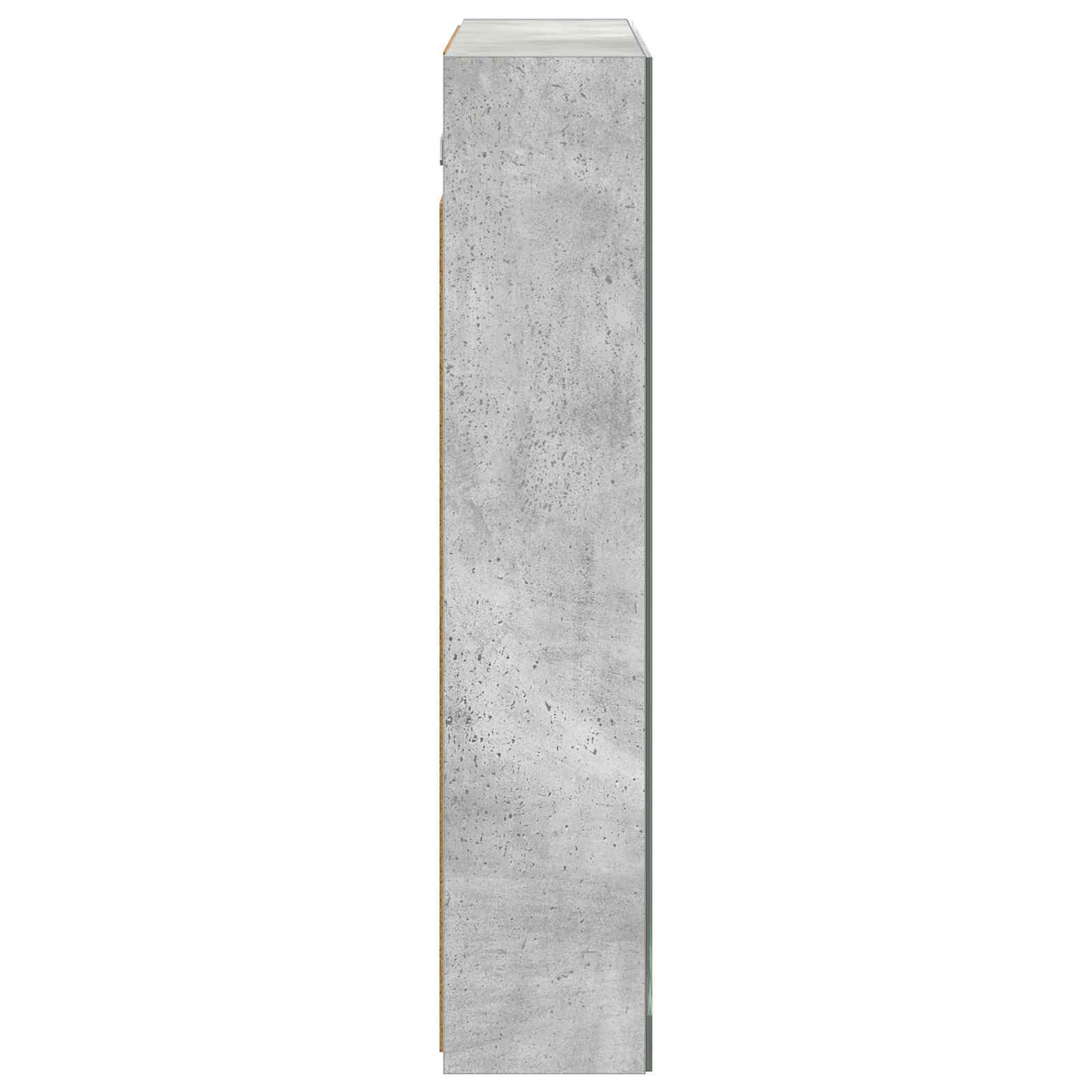 Vonios veidrodžio spinta Betono pilka 70 x 14,5 x 70 cm