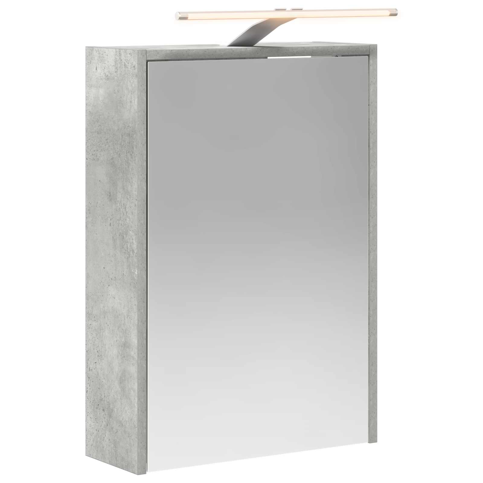 Vonios veidrodžio spinta Betono pilka 43 x 16 x 62.5 cm