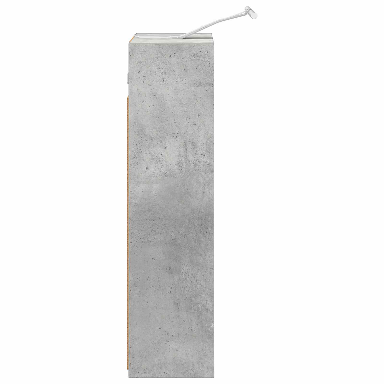 Vonios veidrodžio spinta Betono pilka 43 x 16 x 62.5 cm