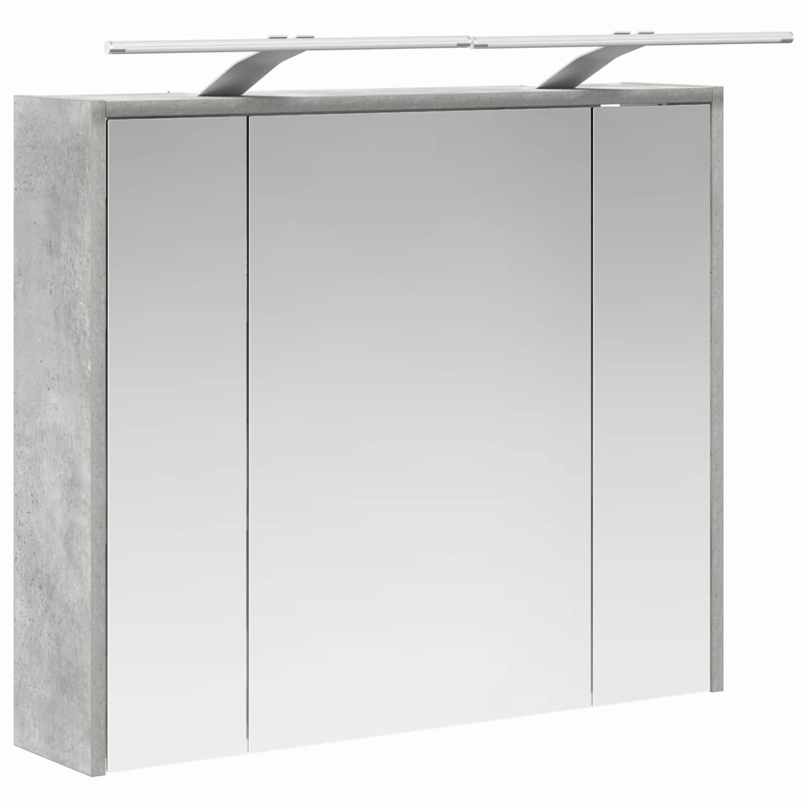 Vonios veidrodžio spinta Betono pilka 73,5 x 16 x 62,5 cm