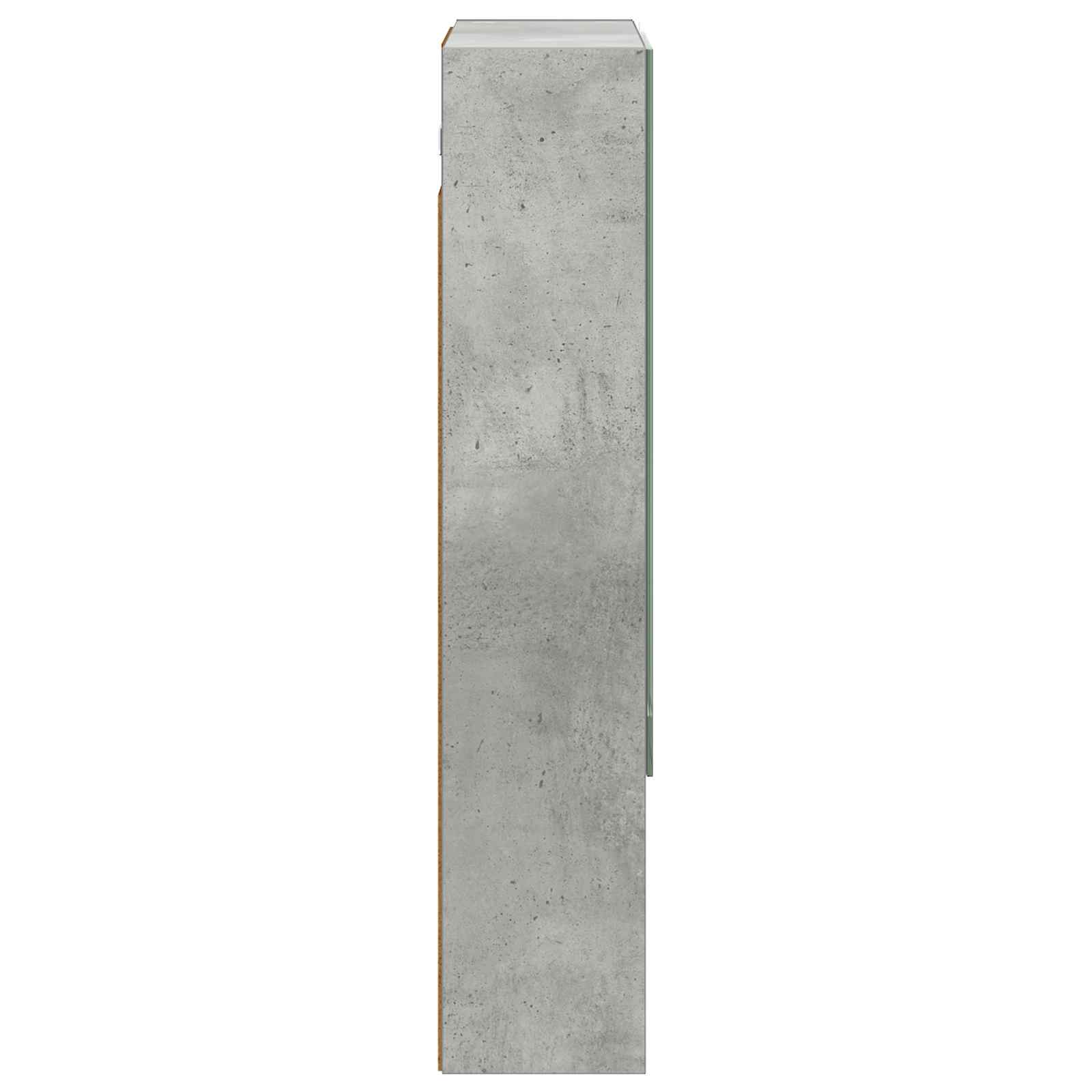 Vonios veidrodžio spinta Betono pilka 50 x 14,5 x 70 cm