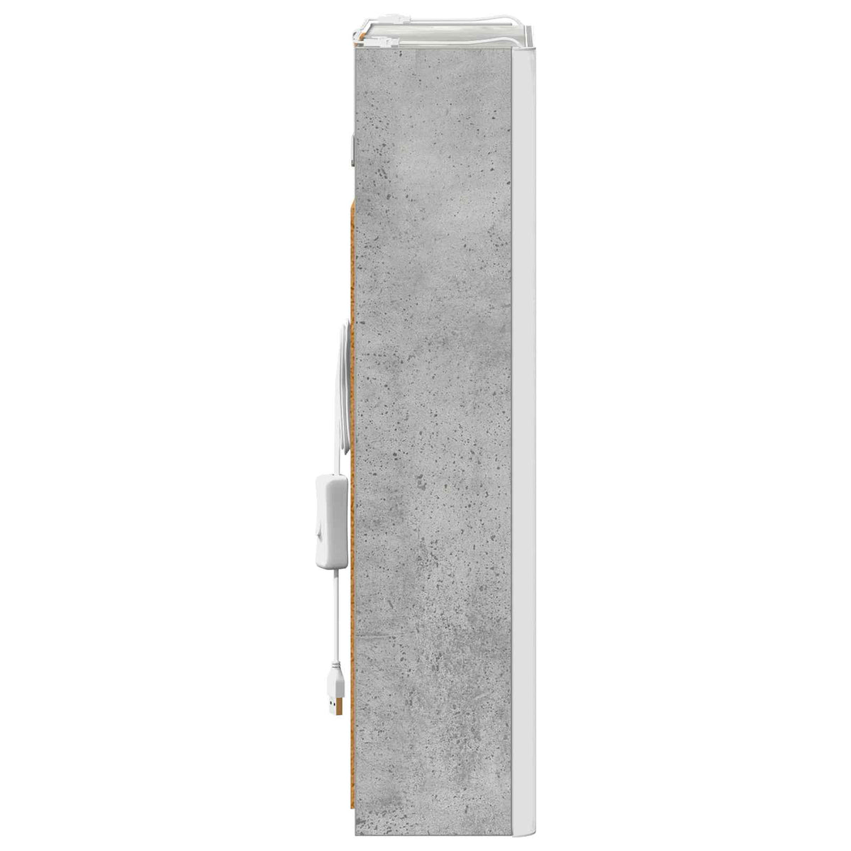 Vonios veidrodžio spinta Betono pilka 33 x 11,5 x 50 cm