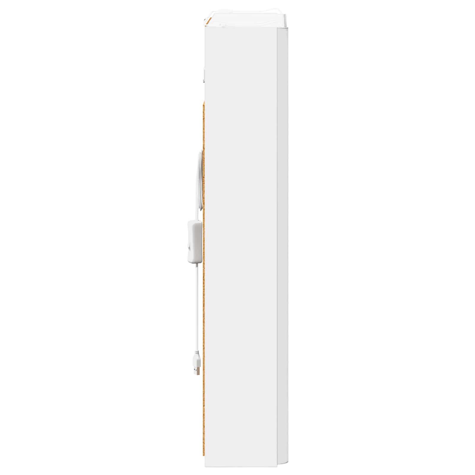 Vonios veidrodžio spinta Balta 43 x 11,5 x 60,5 cm