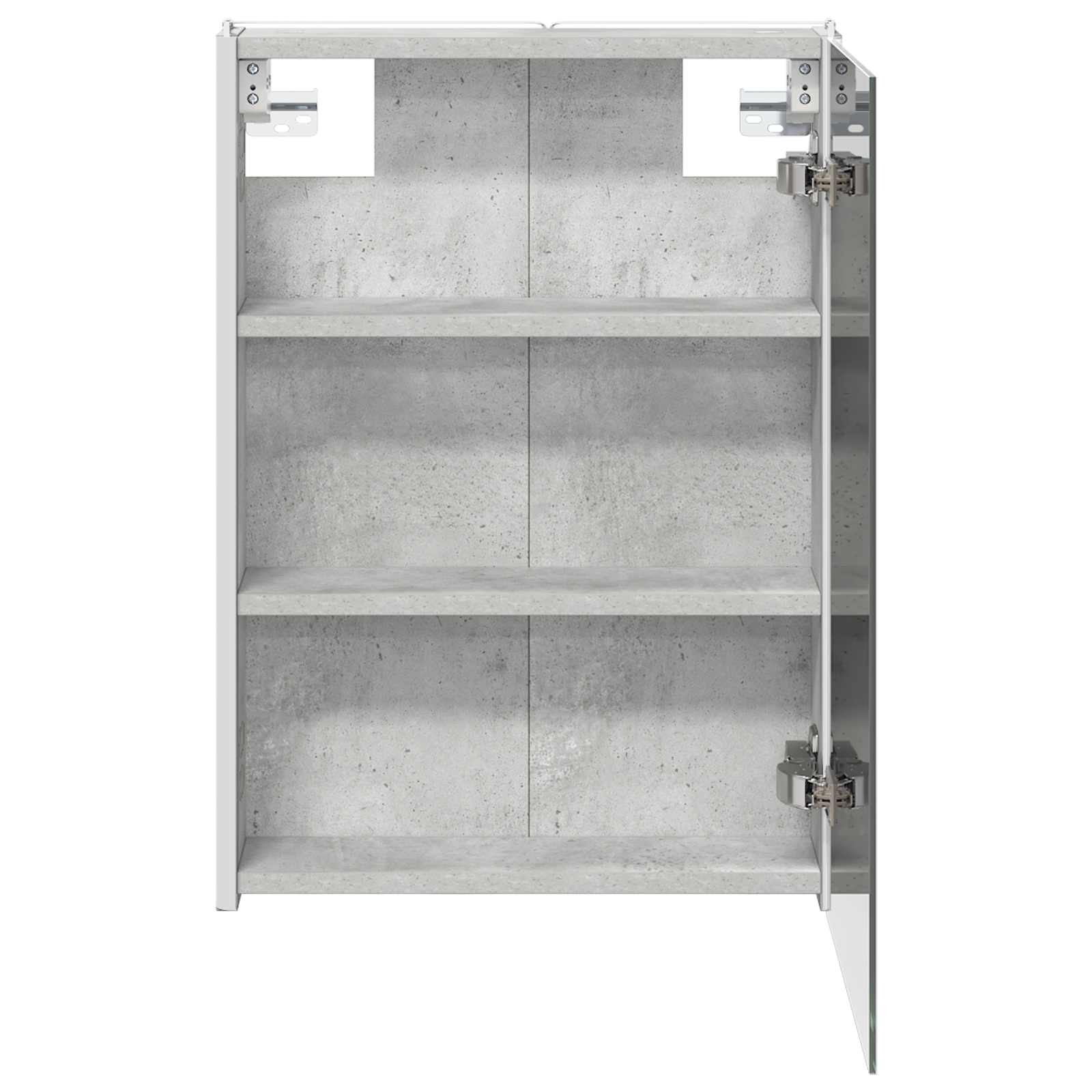 Vonios veidrodžio spinta Betono pilka 43 x 11,5 x 60,5 cm