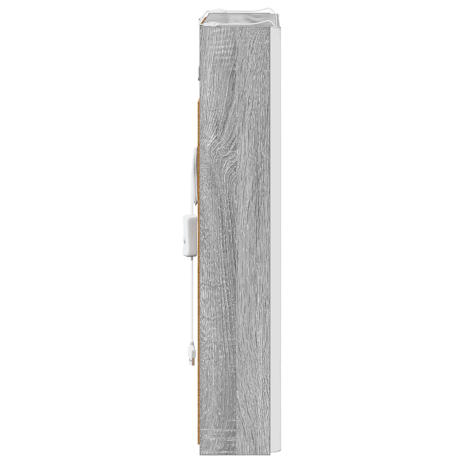 Vannas istabas spoguļskapītis Pelēks Sonoma 43 x 11,5 x 60,5 cm