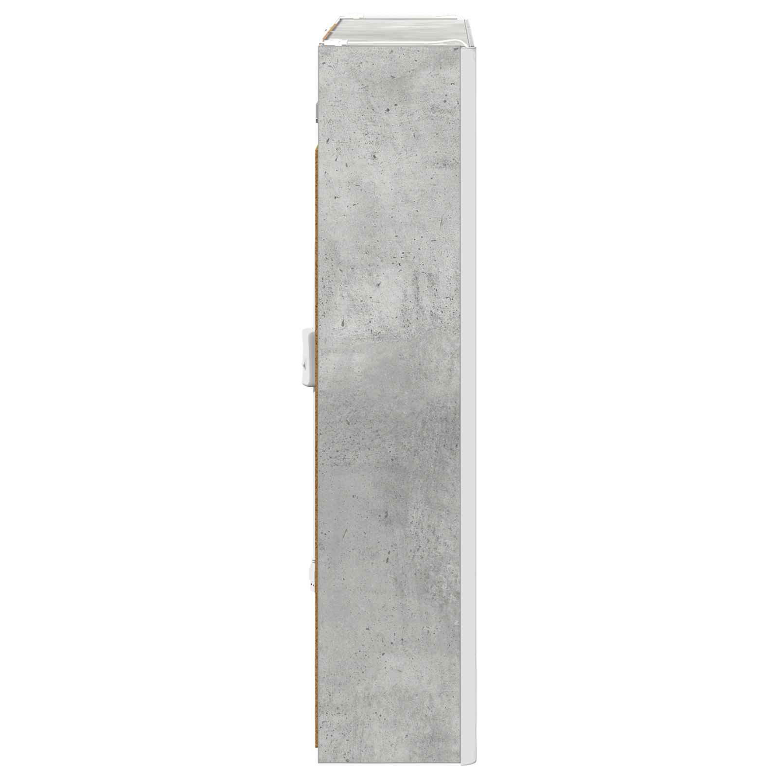 Vonios veidrodžio spinta Betono pilka 63,5 x 15,5 x 70 cm