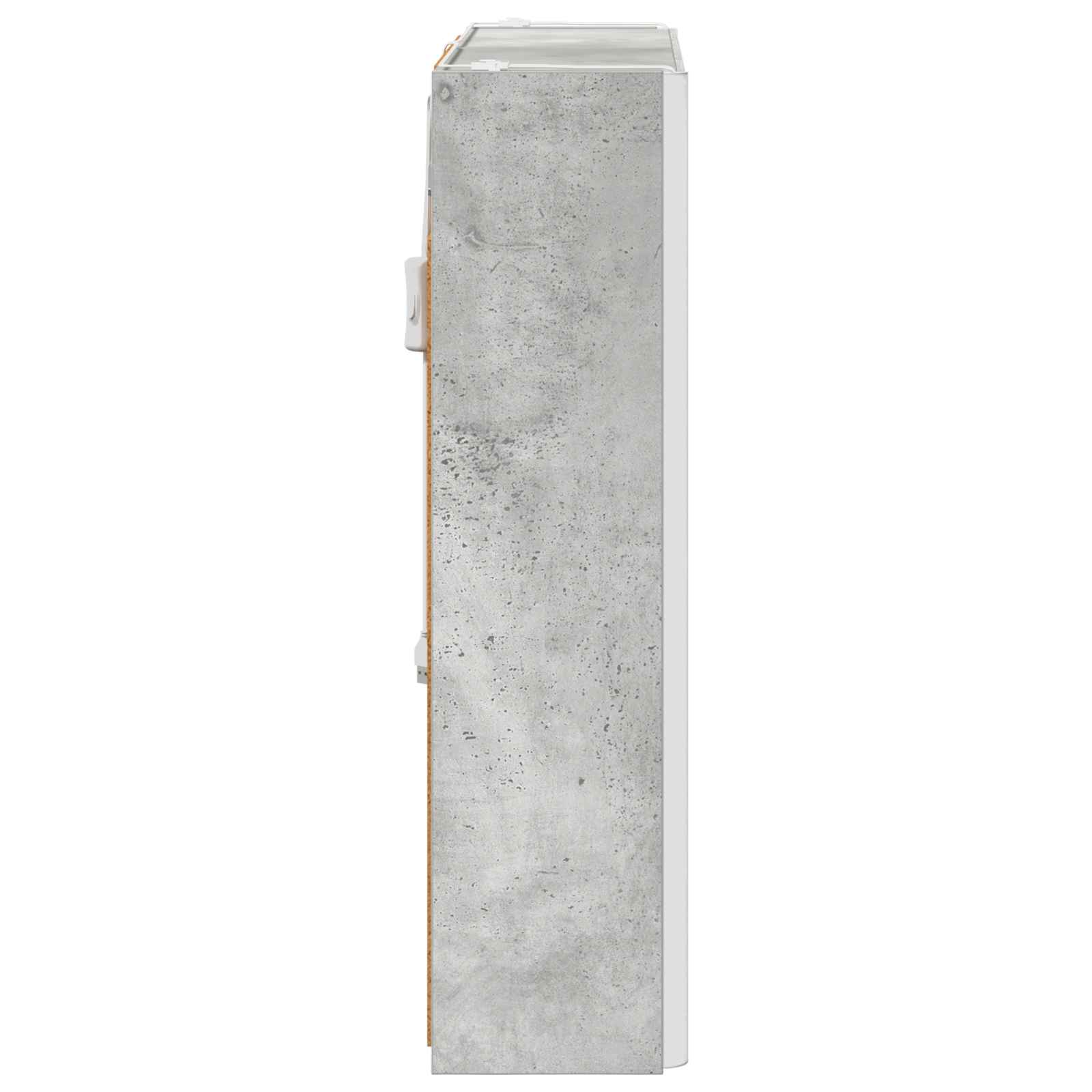 Vonios veidrodžio spinta Betono pilka 73.5 x 15.5 x 70 cm