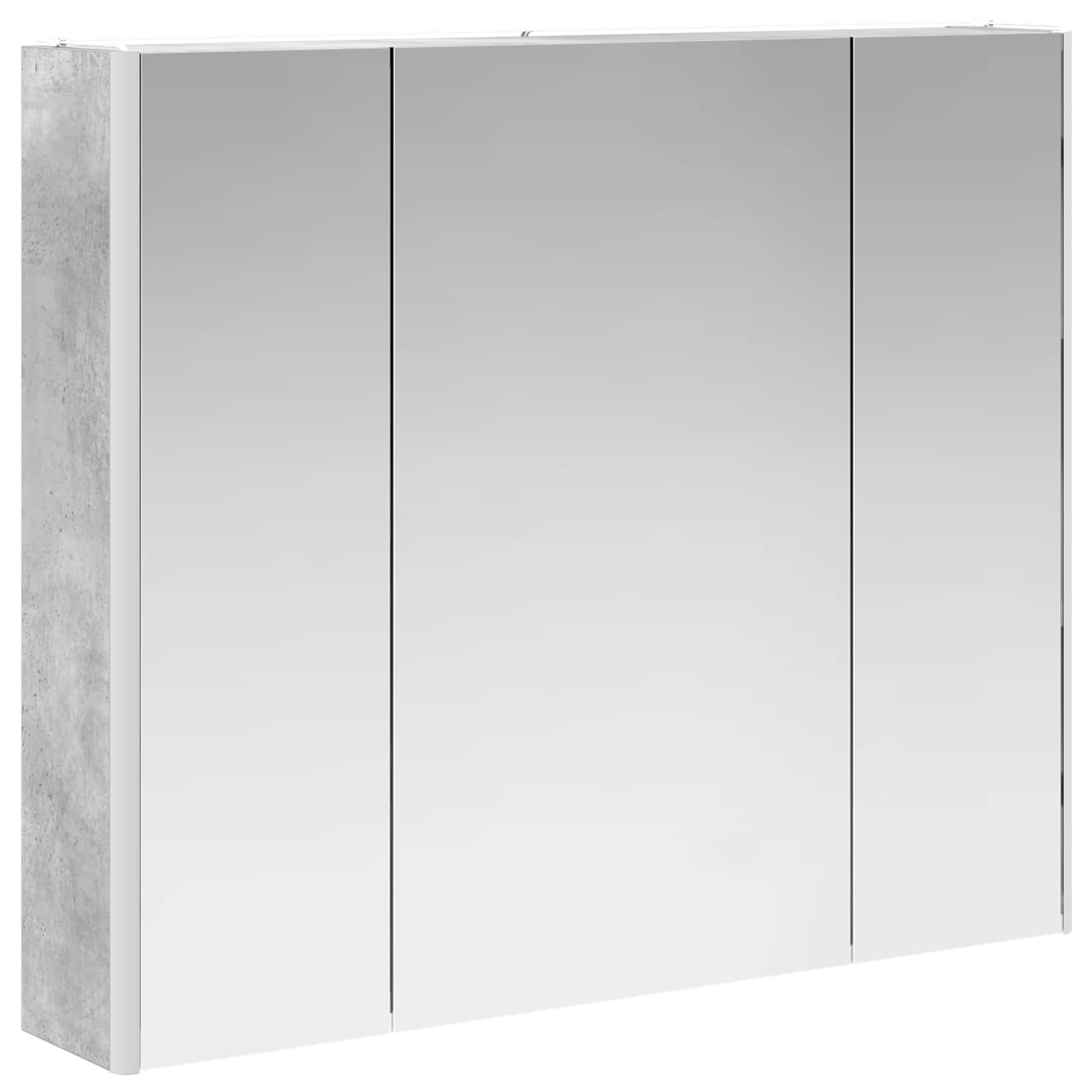 Vonios veidrodžio spinta Betono pilka 83,5 x 15,5 x 70 cm
