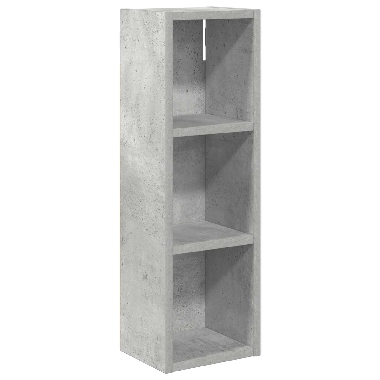 Vannas istabas sienas skapītis Betona pelēks 20 x 16 x 62,5 cm