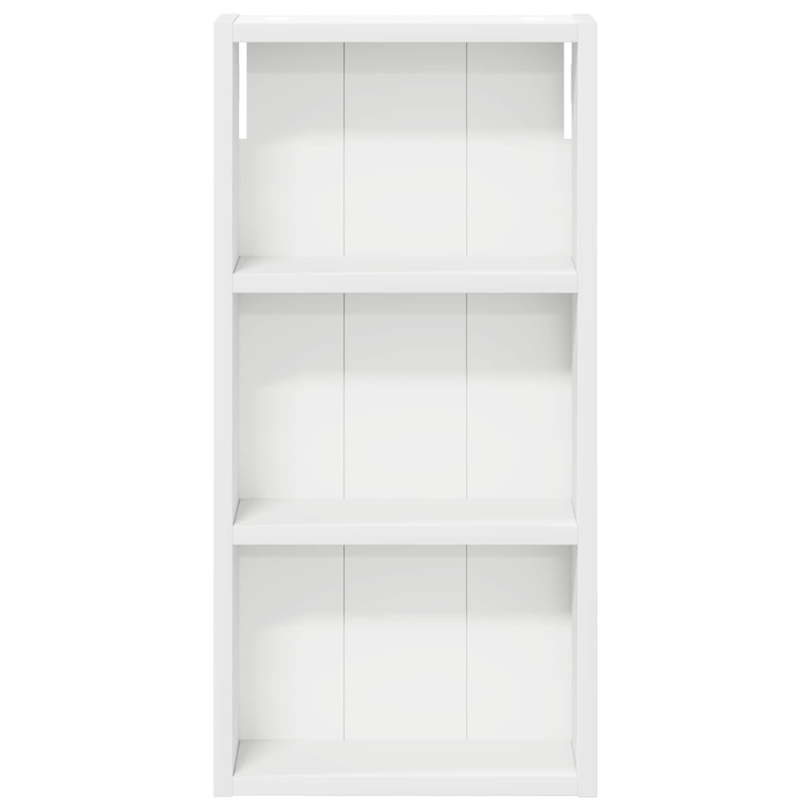 Vannas istabas sienas skapītis ar plauktu Balts 30 x 10 x 60,5 cm