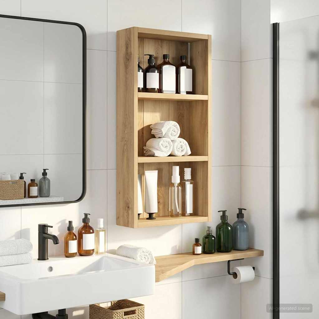 Vannas istabas sienas skapis Ozols 30 x 10 x 60,5 cm