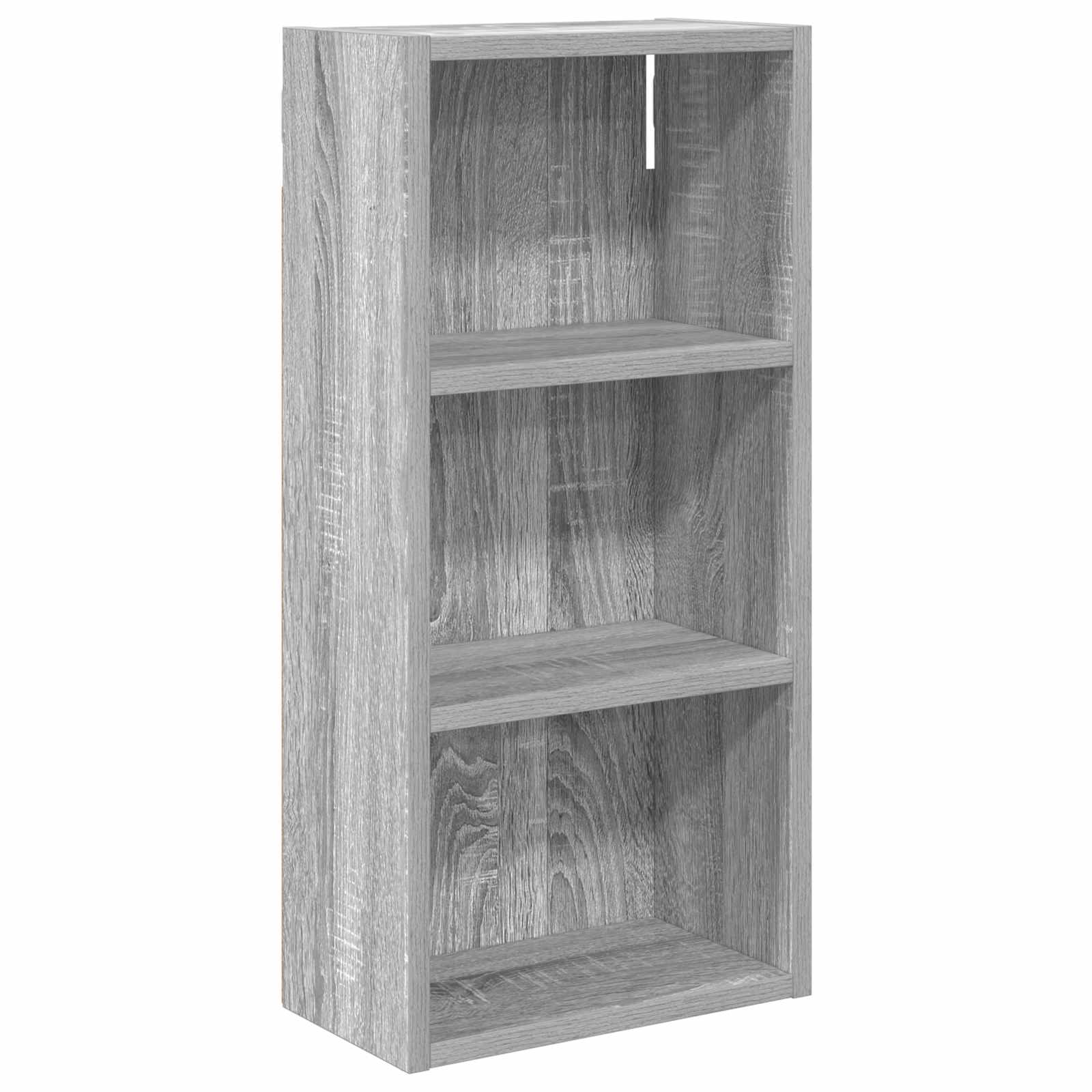Vannas istabas sienas skapītis Pelēks ozons 30 x 16 x 62,5 cm