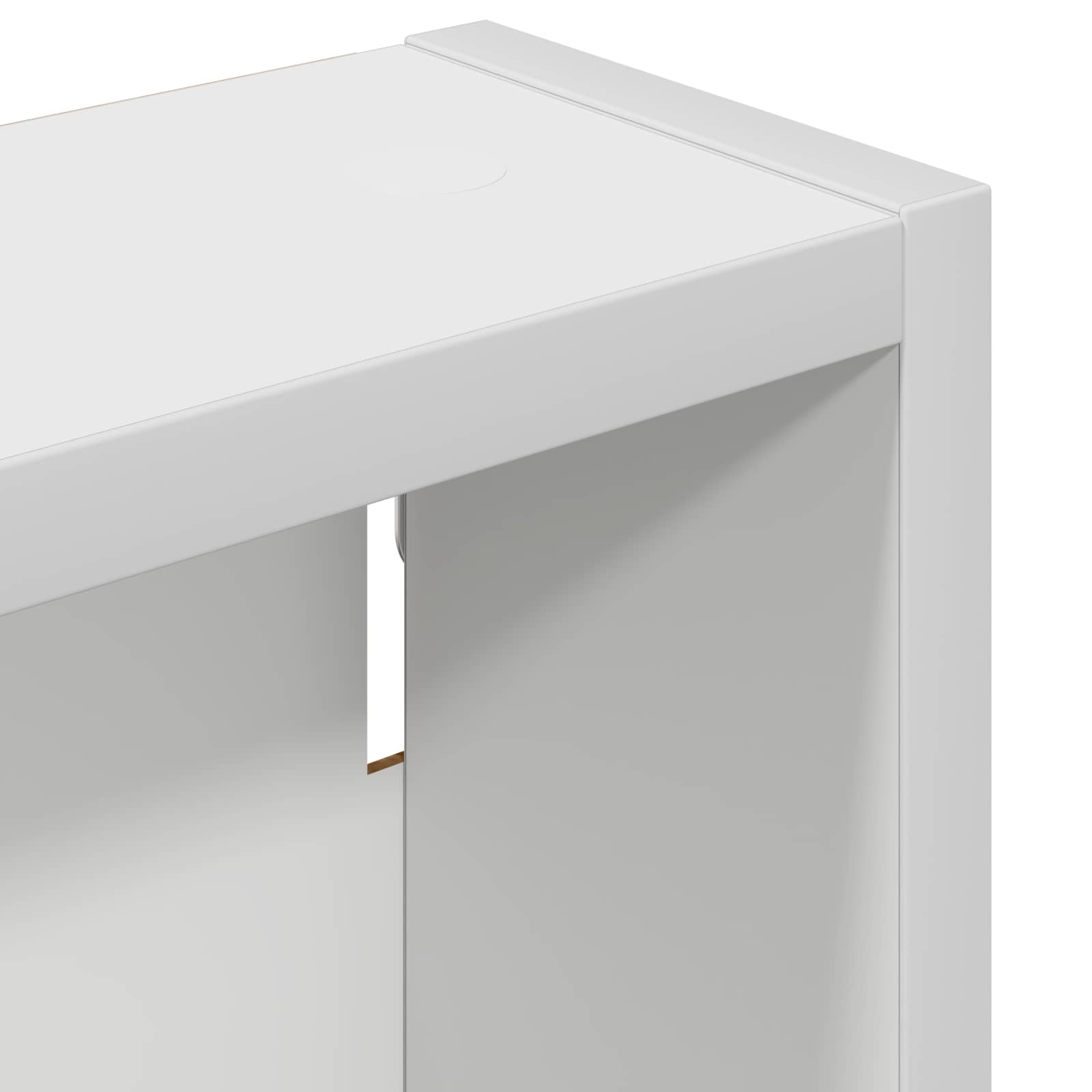 Vannas istabas sienas skapītis Balts 40 x 10 x 50 cm Inženierijas koks