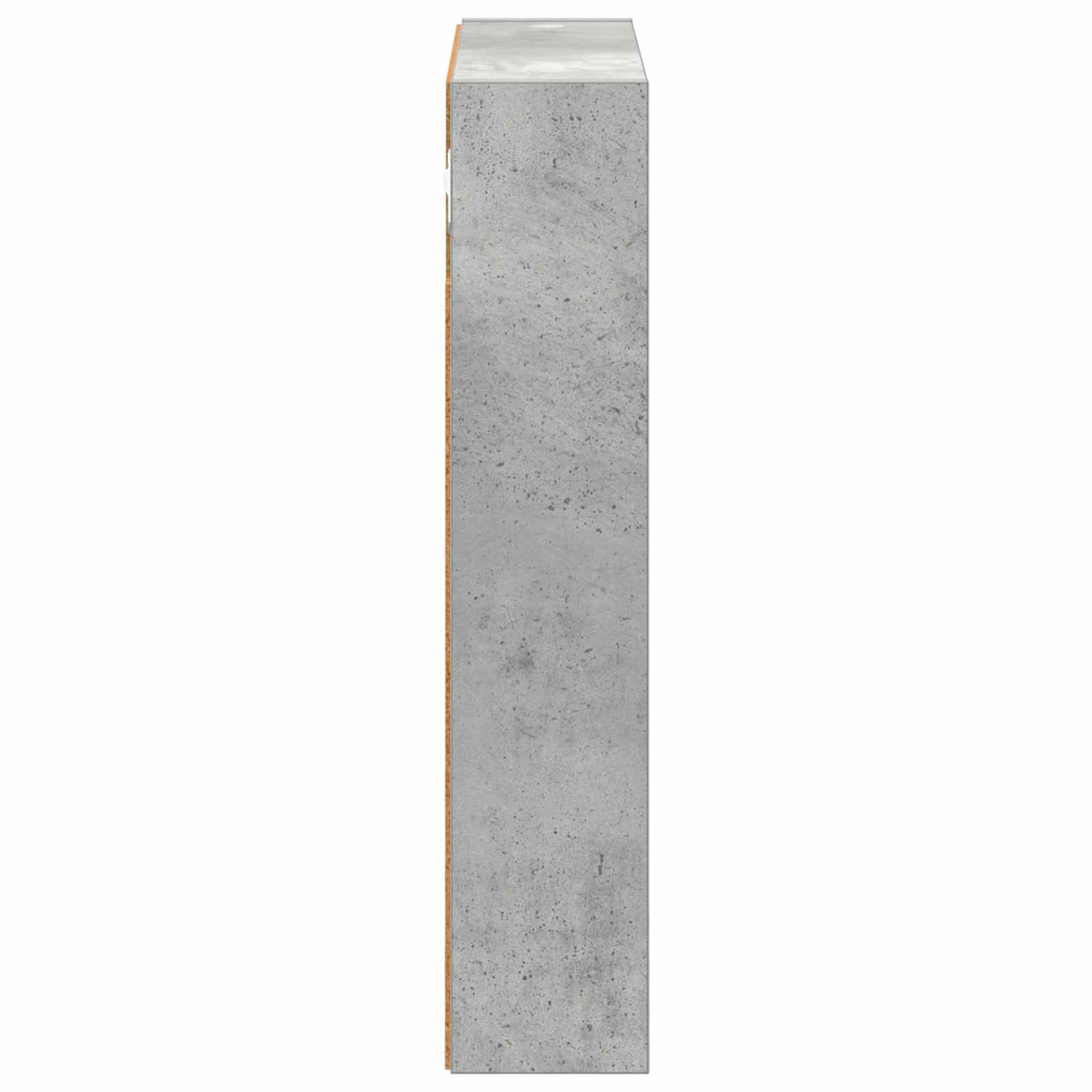 Vonios sieninė spintelė su lentyna Betono Pilka 40 x 10 x 50 cm