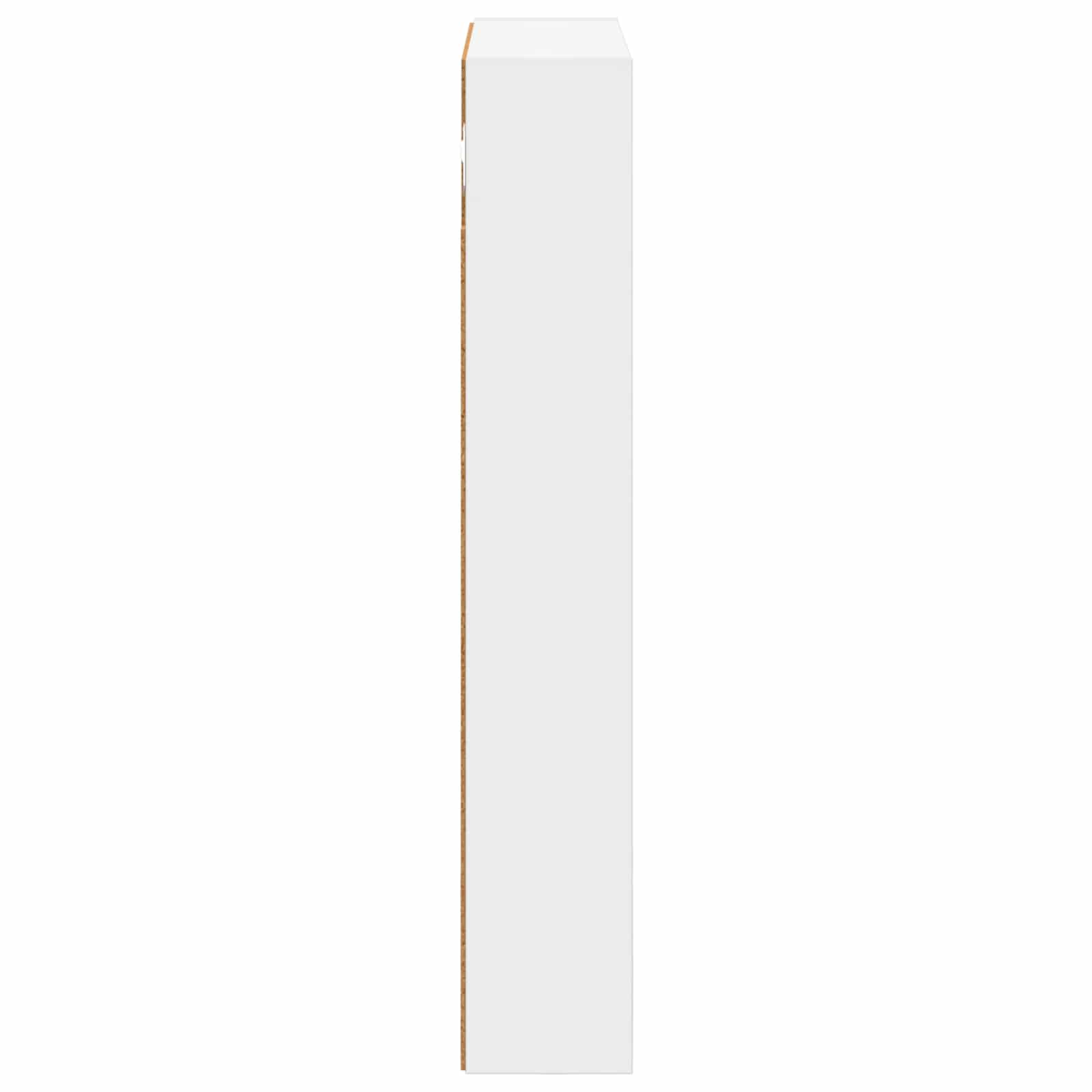 Vonios sieninė spintelė su lentyna Baltas 40 x 10 x 60,5 cm