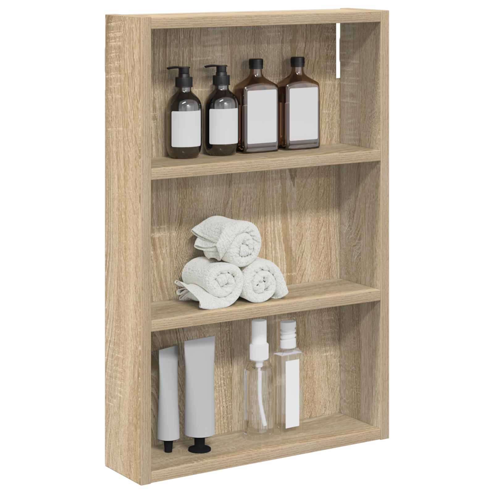 Vonios sieninė spintelė Sonoma ąžuolas 40 x 10 x 60,5 cm