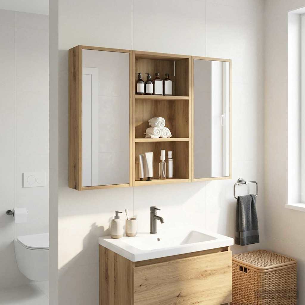 Vannas istabas sienas skapis Meistaru ozols 40 x 14 x 70 cm