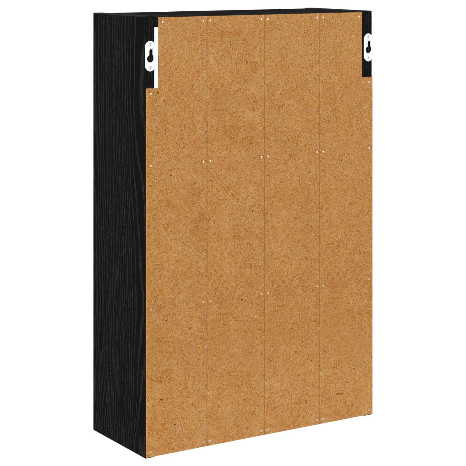 Vannas istabas sienas skapītis melns ozols 40 x 16 x 62,5 cm