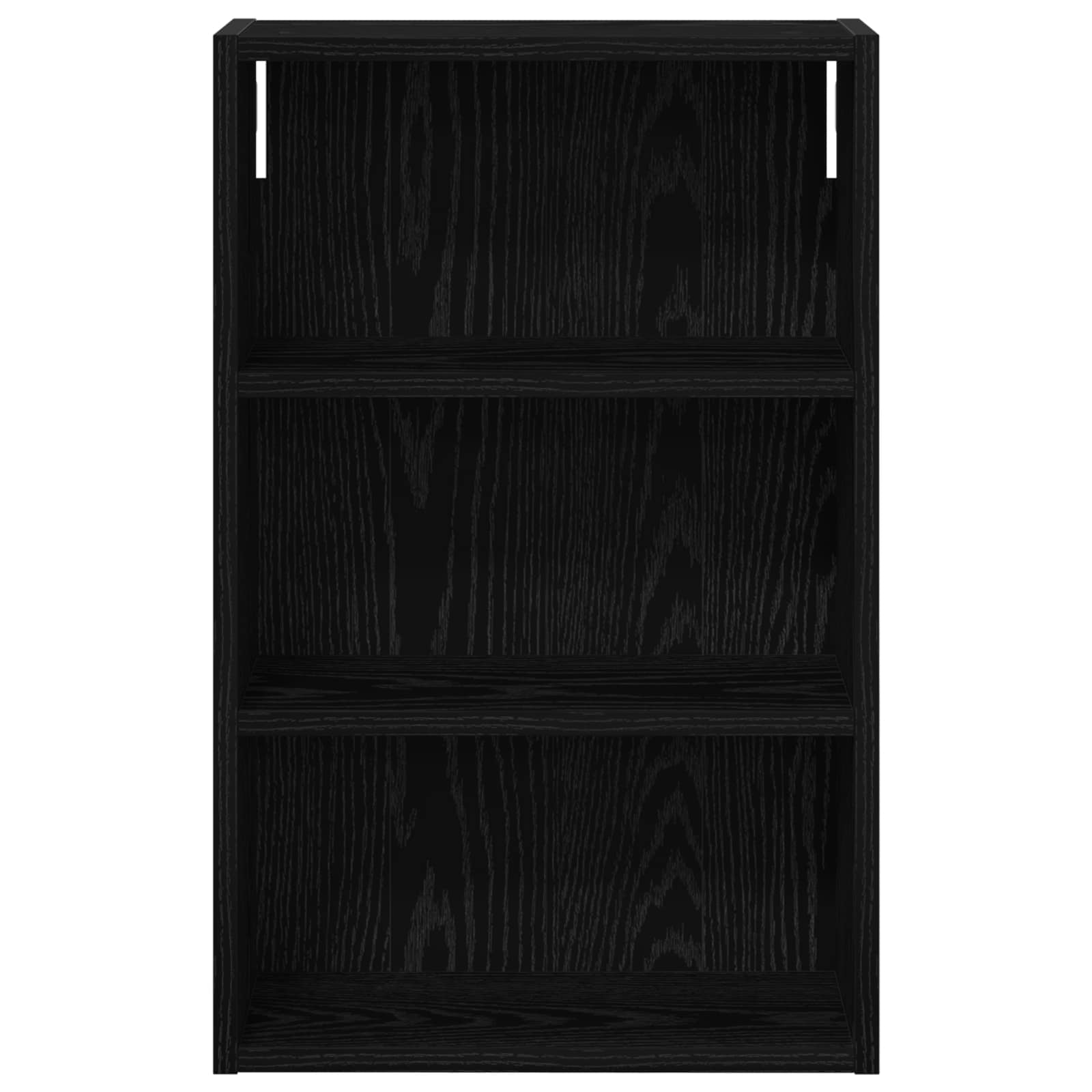 Vannas istabas sienas skapītis melns ozols 40 x 16 x 62,5 cm