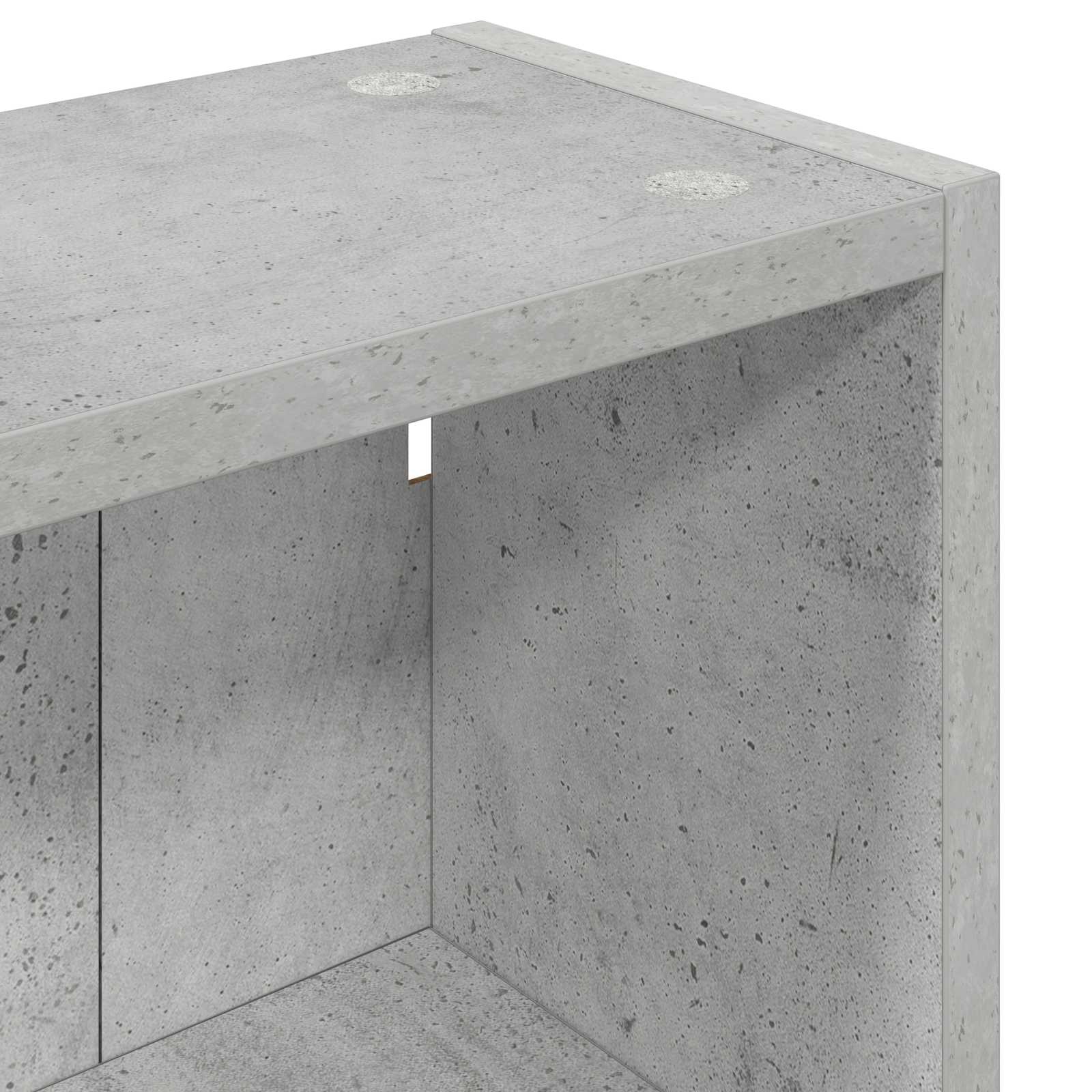 Vonios sieninė spintelė Betono Pilka 40 x 16 x 62,5 cm