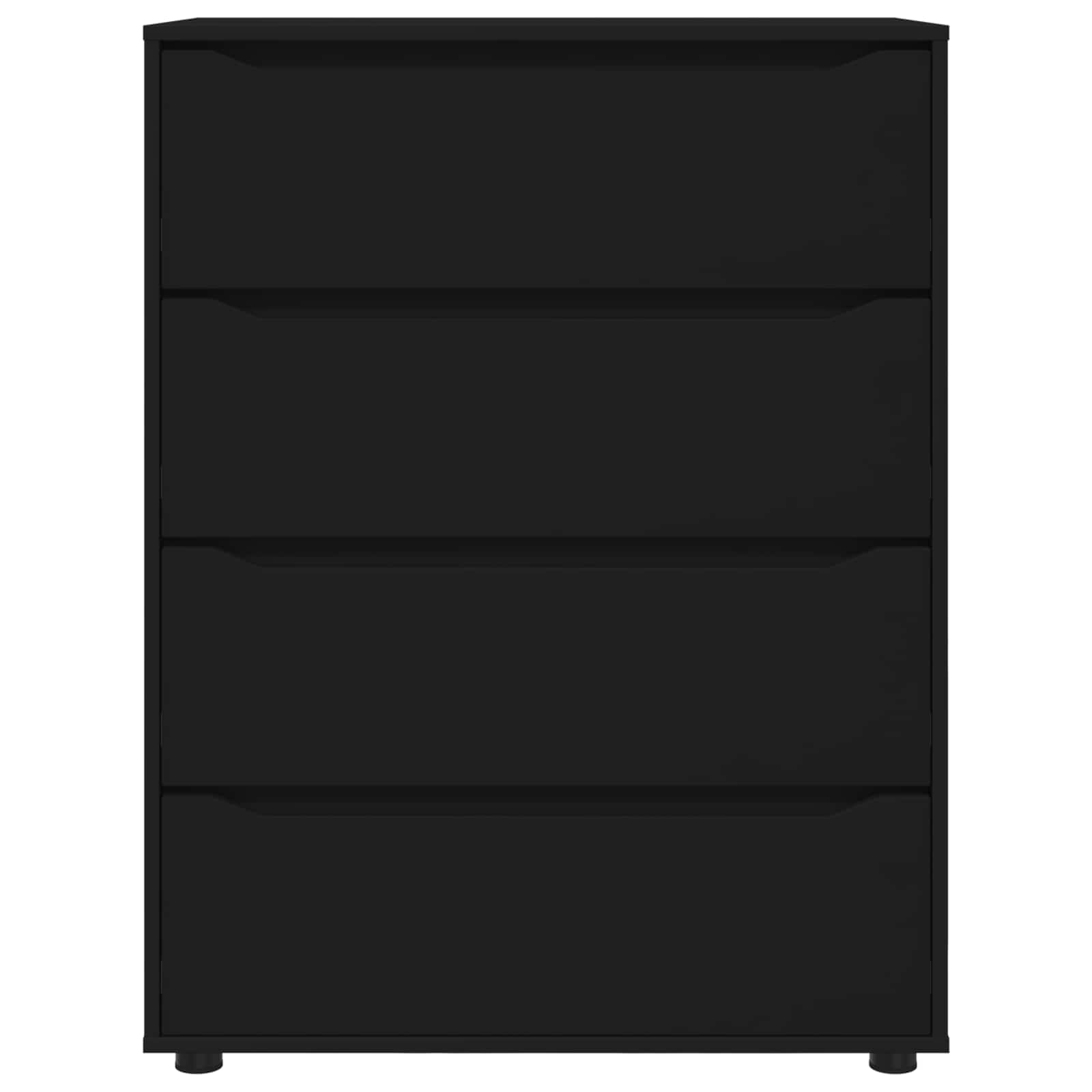Saugojimo spintos Juoda 80 x 48 x 105 cm Apdirbta mediena