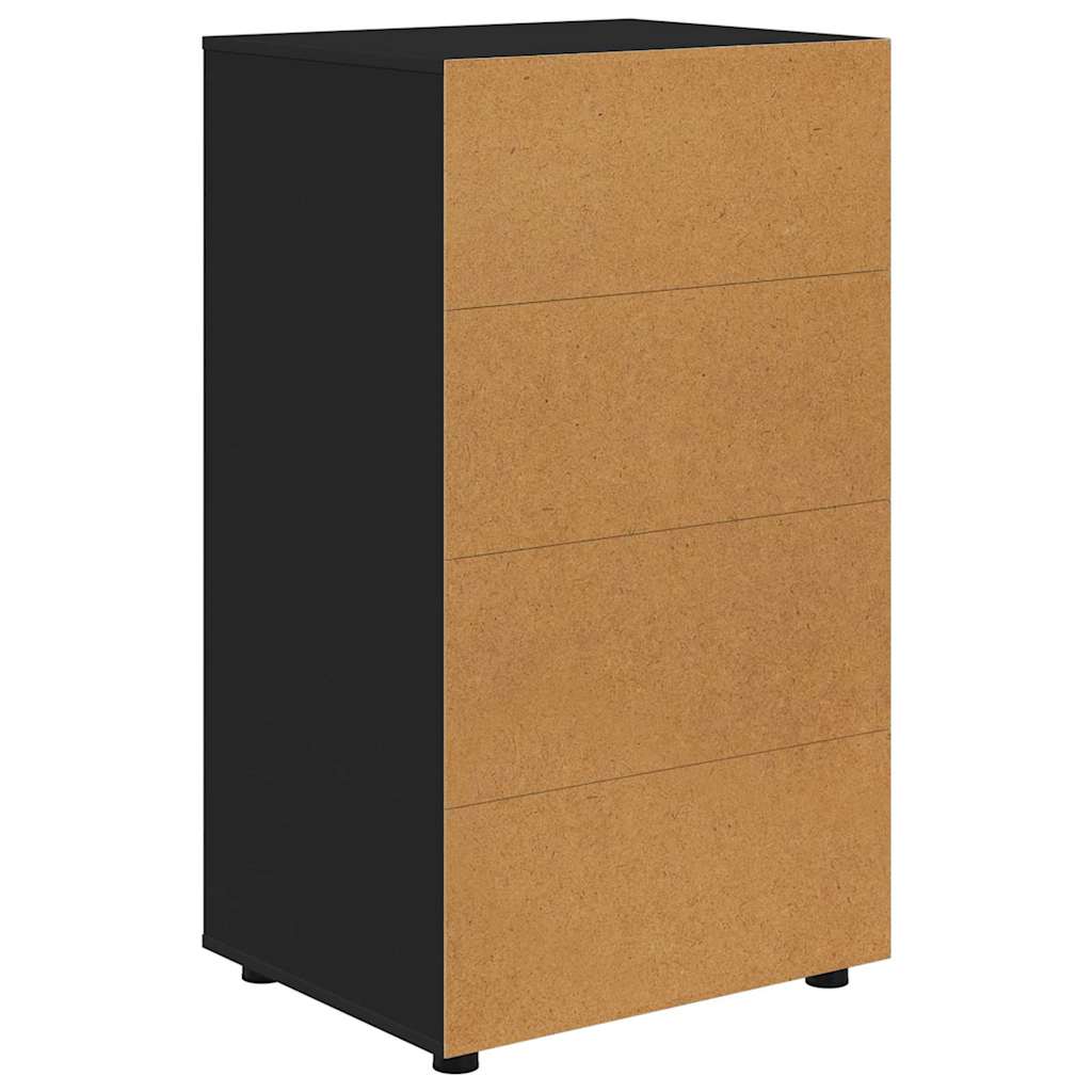 Saugojimo spintos Juoda 60 x 48 x 105 cm Apdirbta mediena