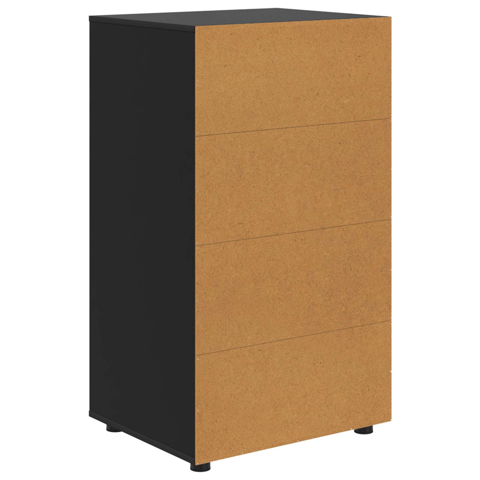 Saugojimo spintos Juoda 60 x 48 x 105 cm Apdirbta mediena